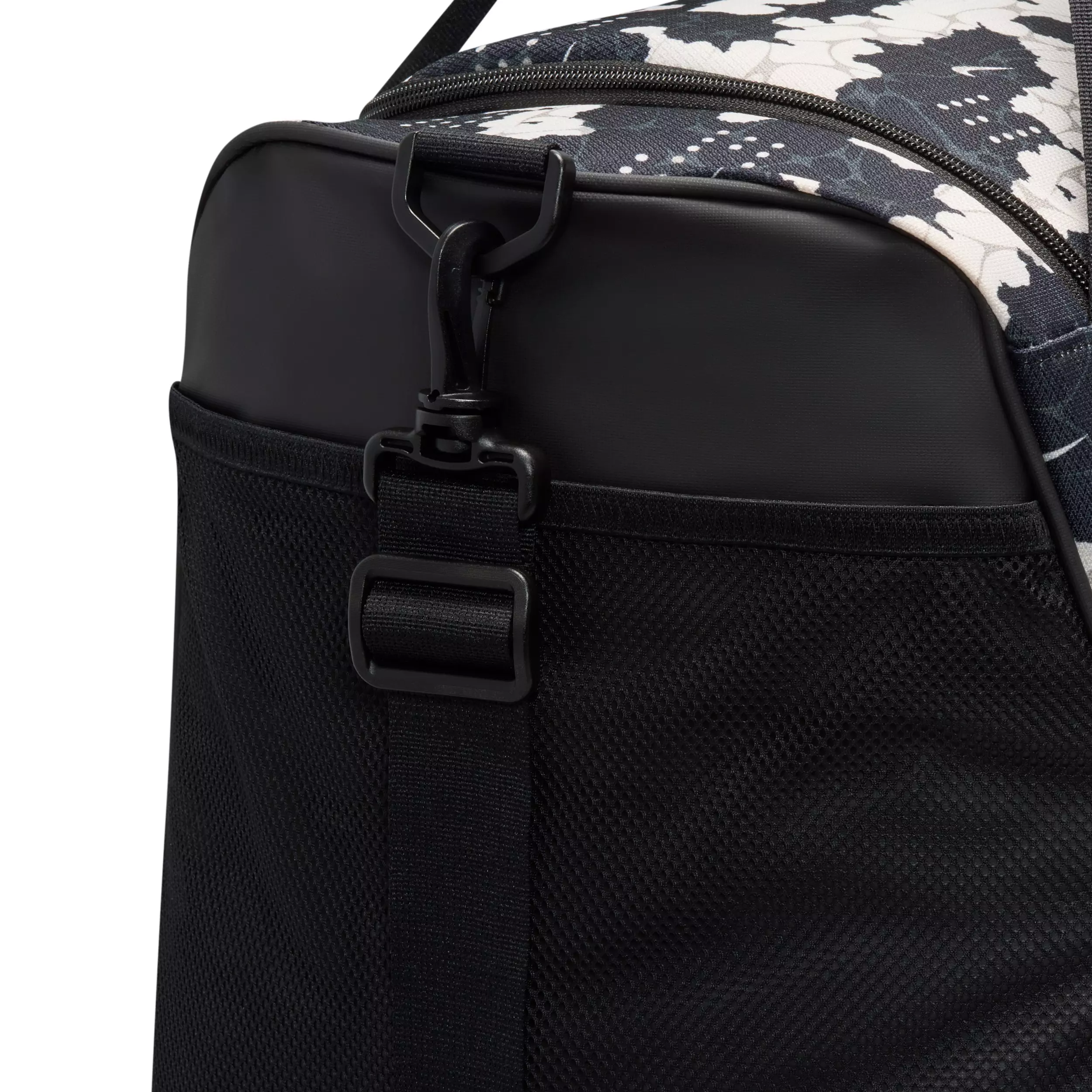 Nike Brasilia Medium All Over Print Training Duffel Bag - Chalk/Black/White - CHALK/BLACK/WHITE