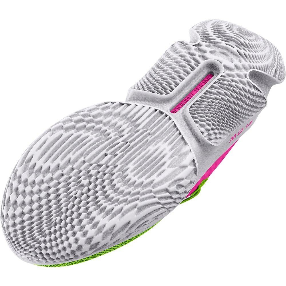 Under Armour Flow FUTR X 2 "Lime Surge/Rebel Pink" Unisex Basketball Shoe - LIME/PINK Thumbnail View 4