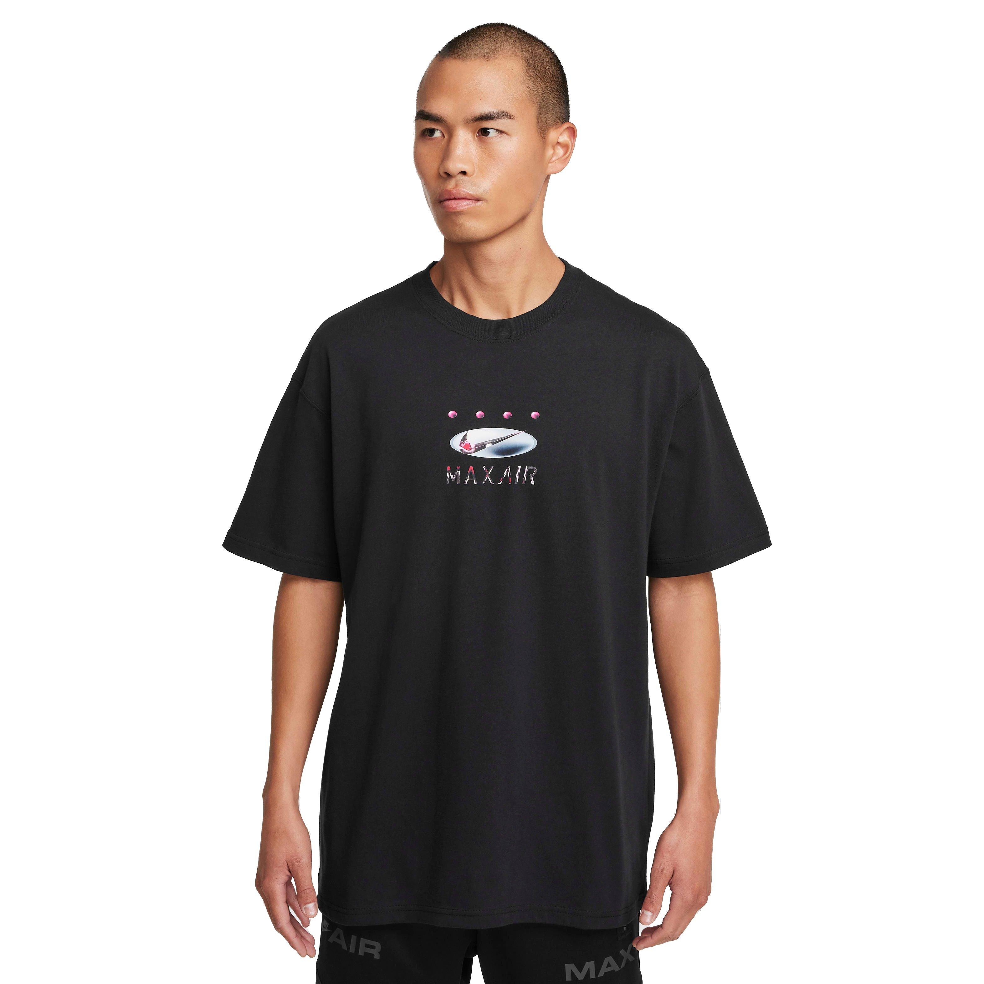 Nike Men's Sportswear Relaxed Max90 T-Shirt - BLACK Thumbnail View 1