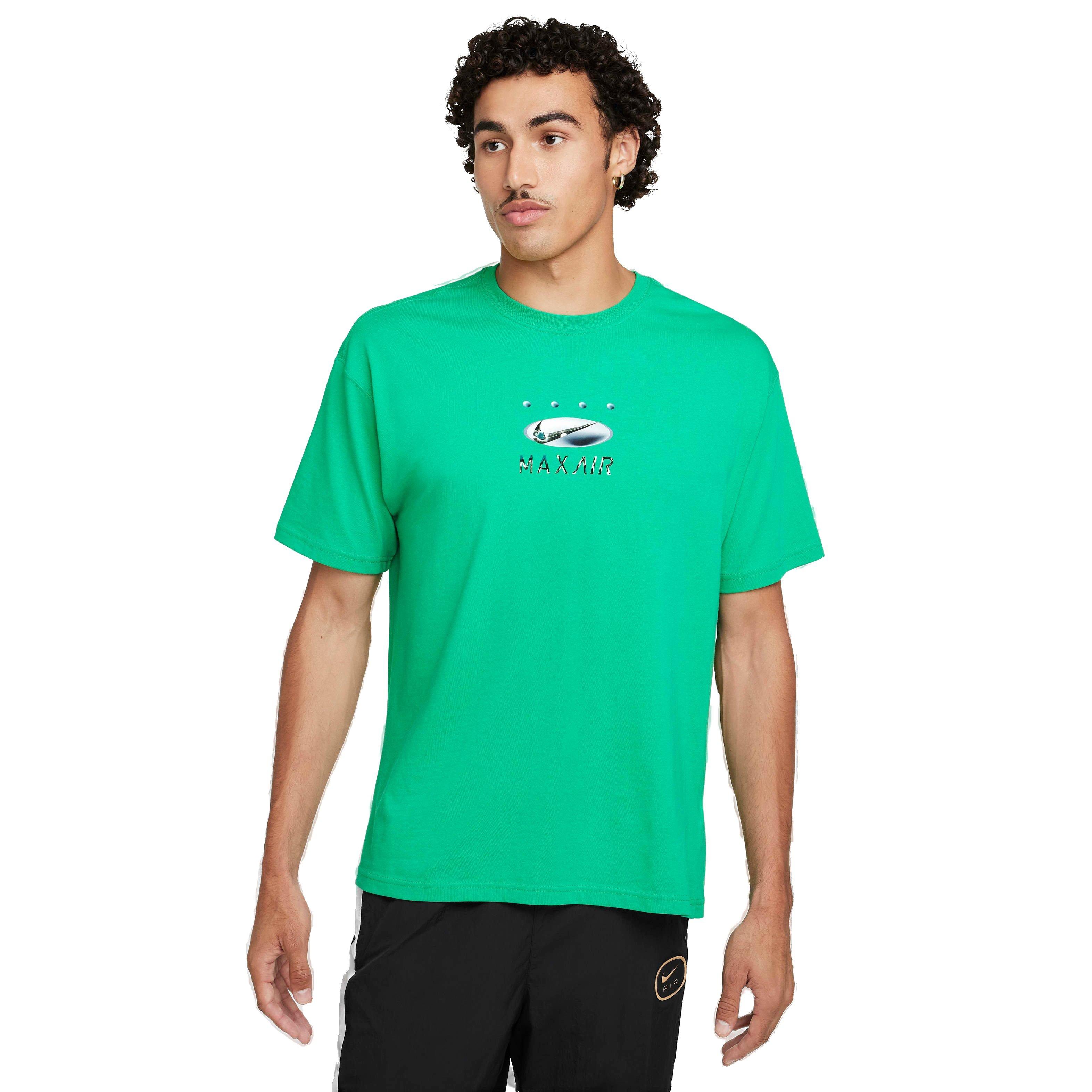 Nike Men's Sportswear Relaxed Max90 T-Shirt - GREEN Thumbnail View 1