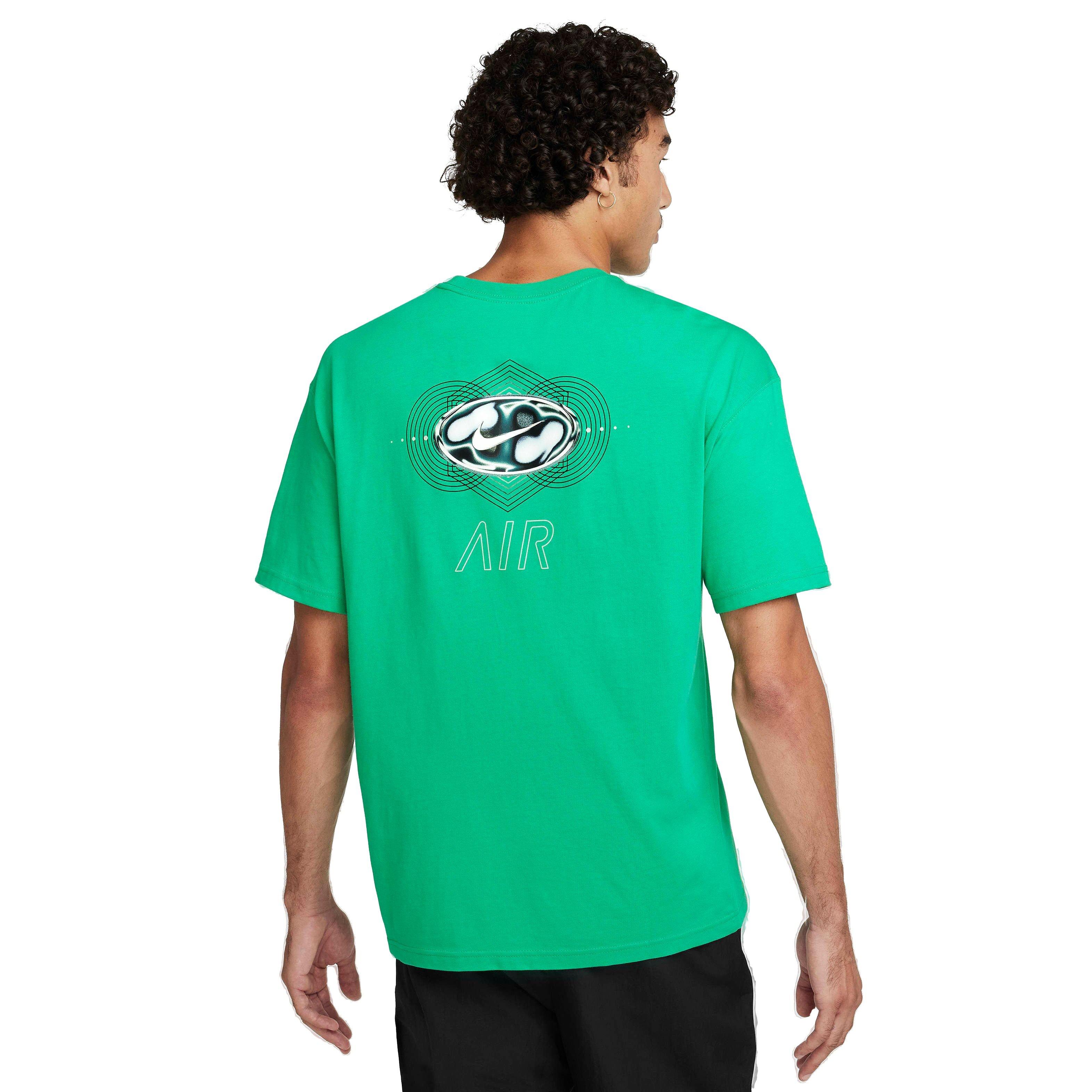 Nike Men's Sportswear Relaxed Max90 T-Shirt - GREEN Thumbnail View 2