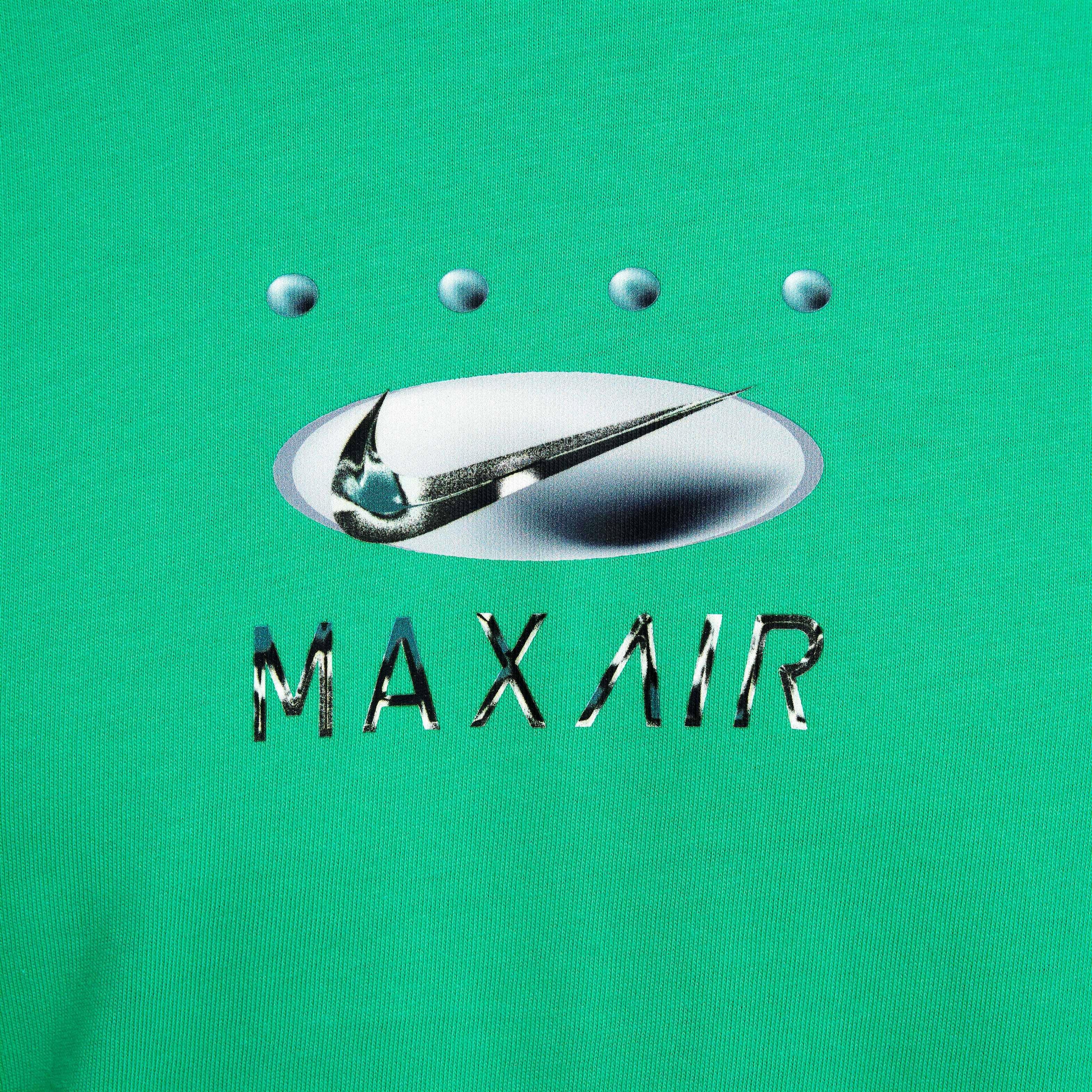 Nike Men's Sportswear Relaxed Max90 T-Shirt - GREEN Thumbnail View 4