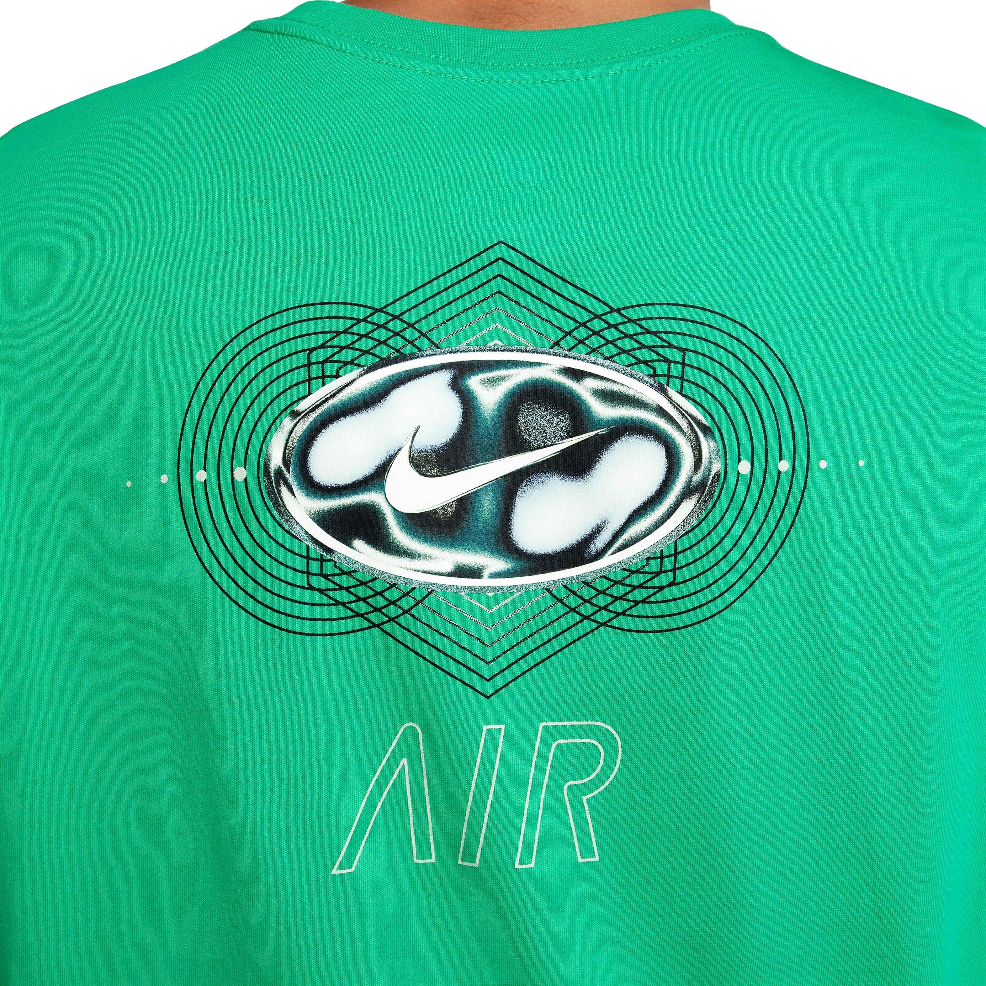 Nike Men's Sportswear Relaxed Max90 T-Shirt - GREEN Thumbnail View 5
