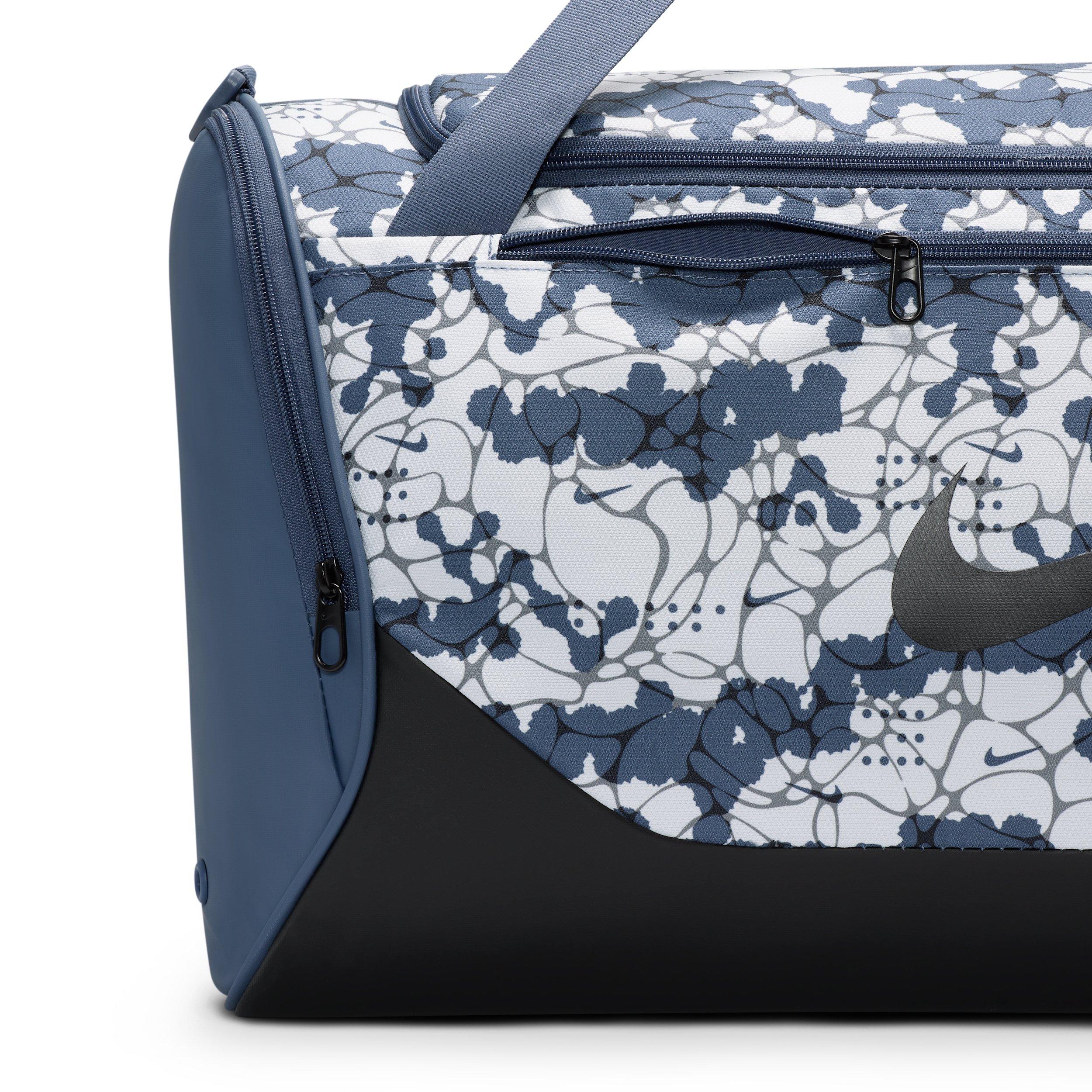 Nike Brasilia Medium All Over Print Training Duffel Bag - Diffused Blue/Black/Black - BLUE/BLACK/BLACK Thumbnail View 5