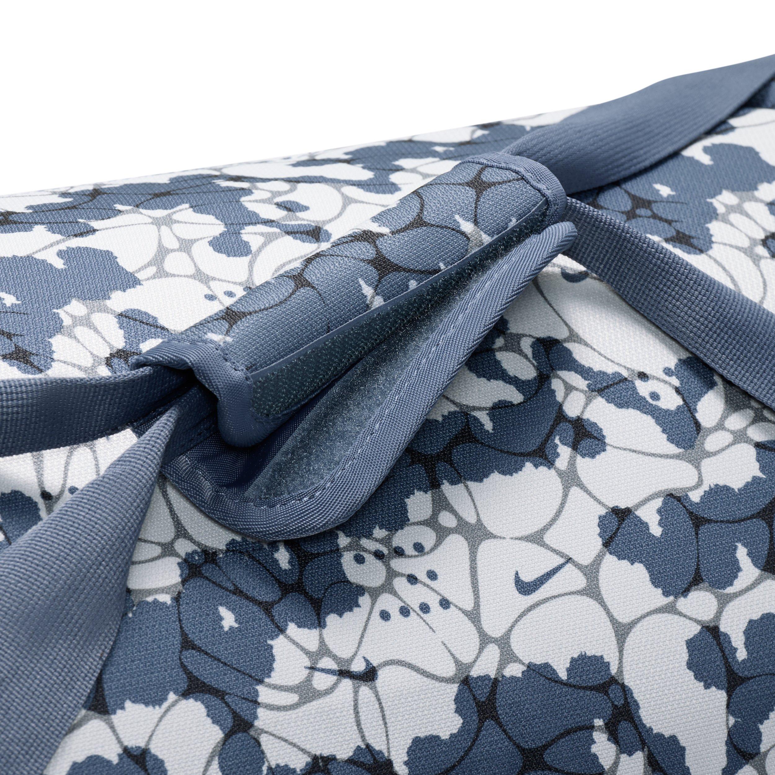 Nike Brasilia Medium All Over Print Training Duffel Bag - Diffused Blue/Black/Black - BLUE/BLACK/BLACK Thumbnail View 8