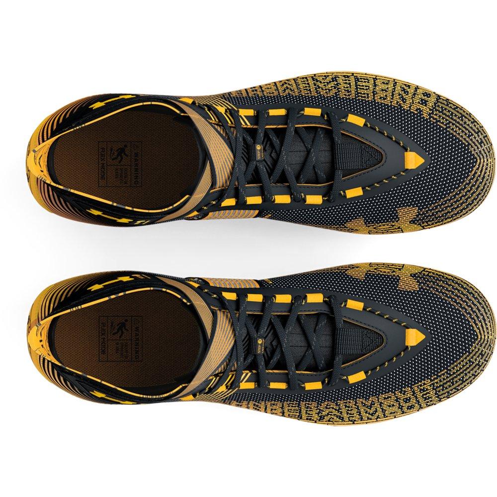 Under Armour Highlight MC "Black/Steeltown Gold" Men's Football Cleat - BLACK/GOLD Thumbnail View 5