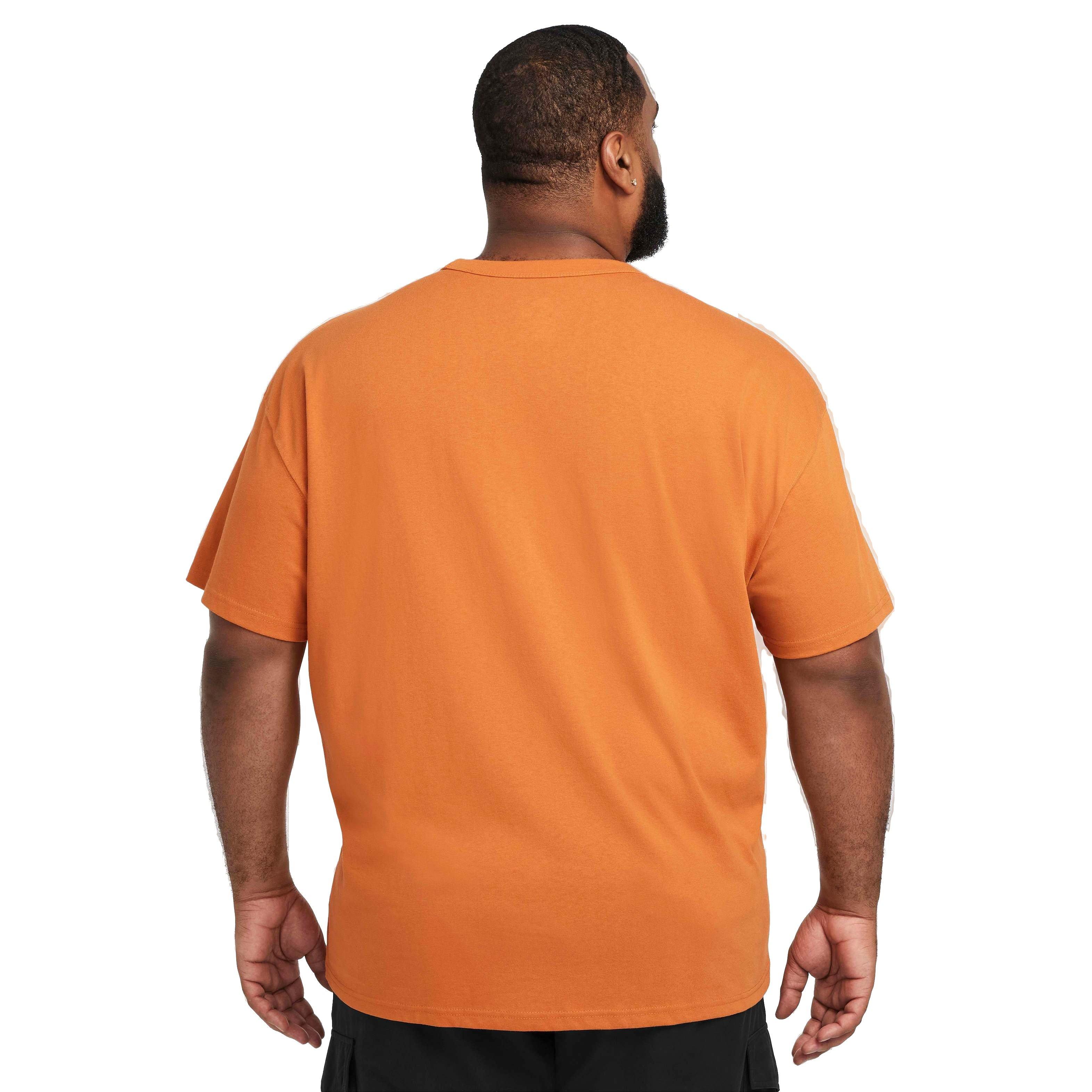 Nike Men's Sportswear Max90 Graphic T-Shirt - ORANGE Thumbnail View 7