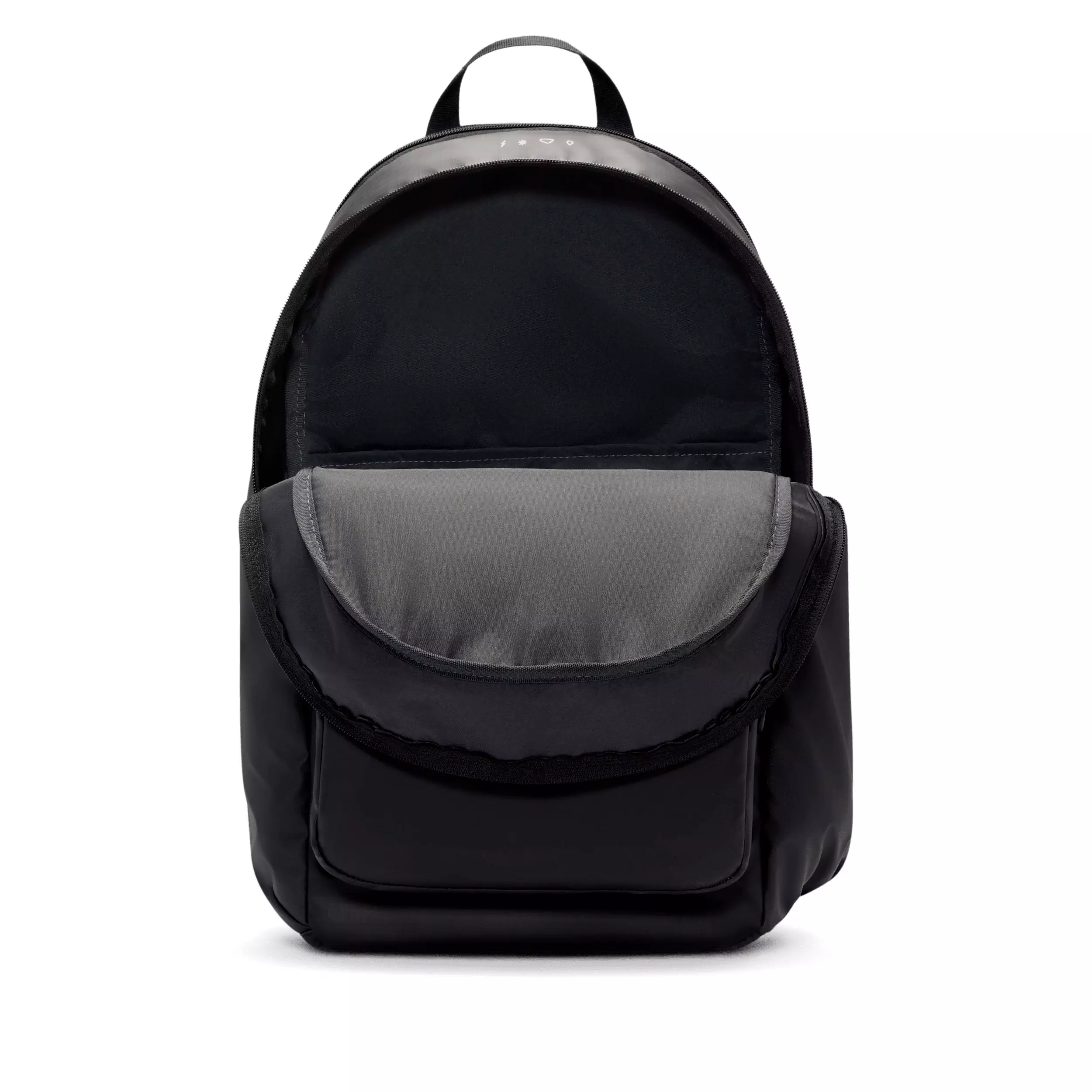 Nike Heritage Eugene 2.0 Winterized Backpack - Black/Black/White - BLACK/BLACK/WHITE