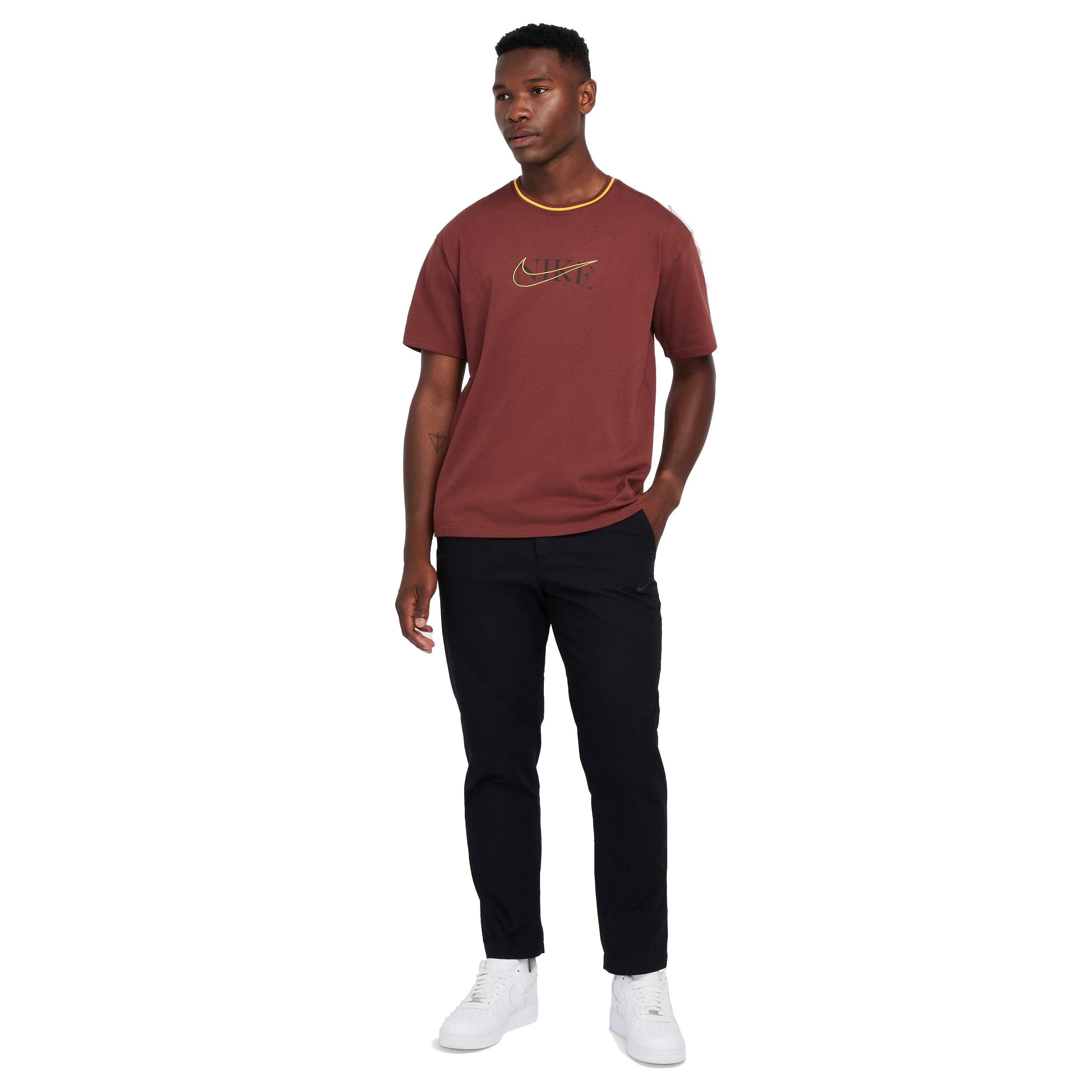 Nike Men's Sportswear Max90 Tee - DK RED Thumbnail View 6