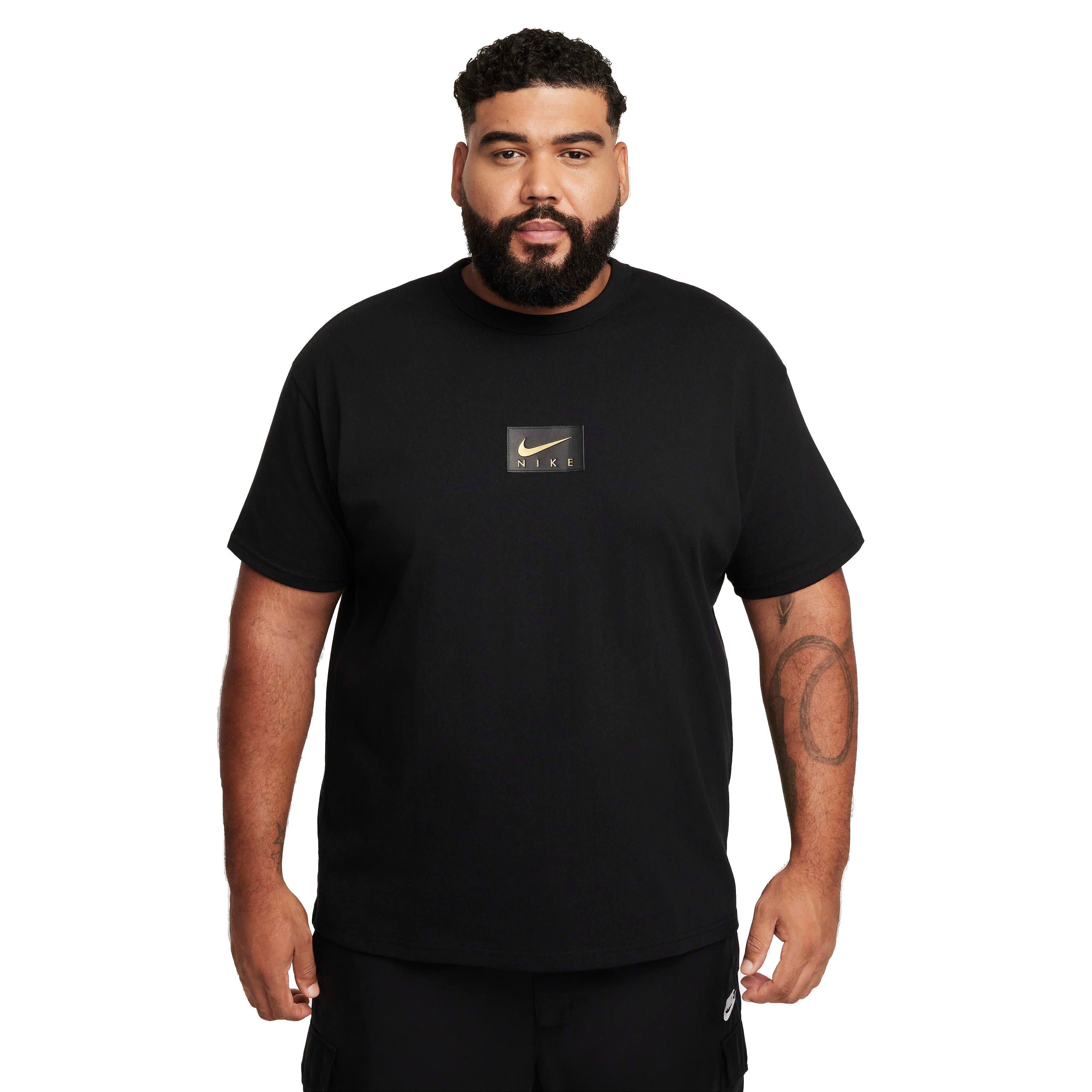 Nike Men's Sportswear M90 T-Shirt - BLACK Thumbnail View 6