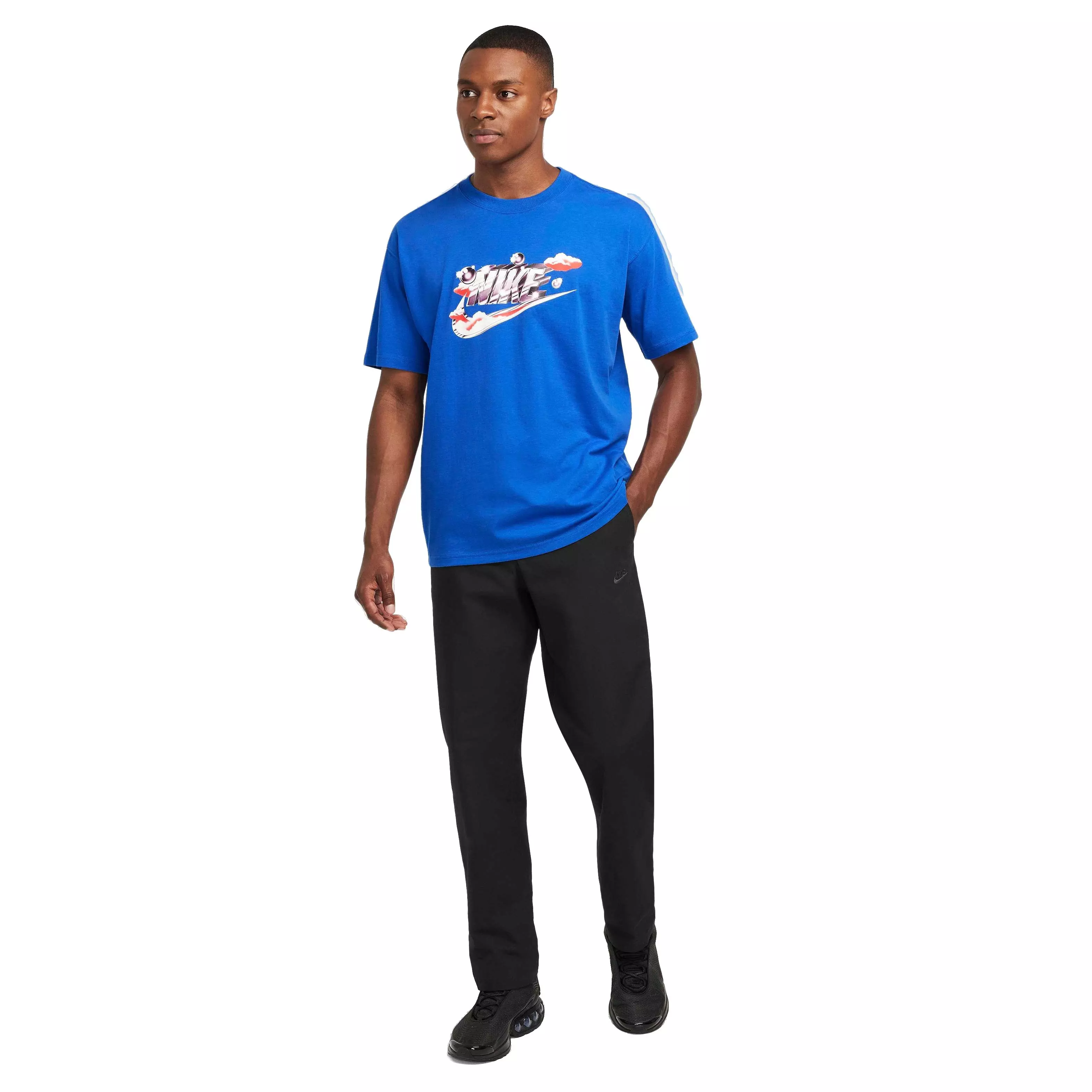 Nike Men's Sportswear Max90 Clouds T-Shirt - ROYAL