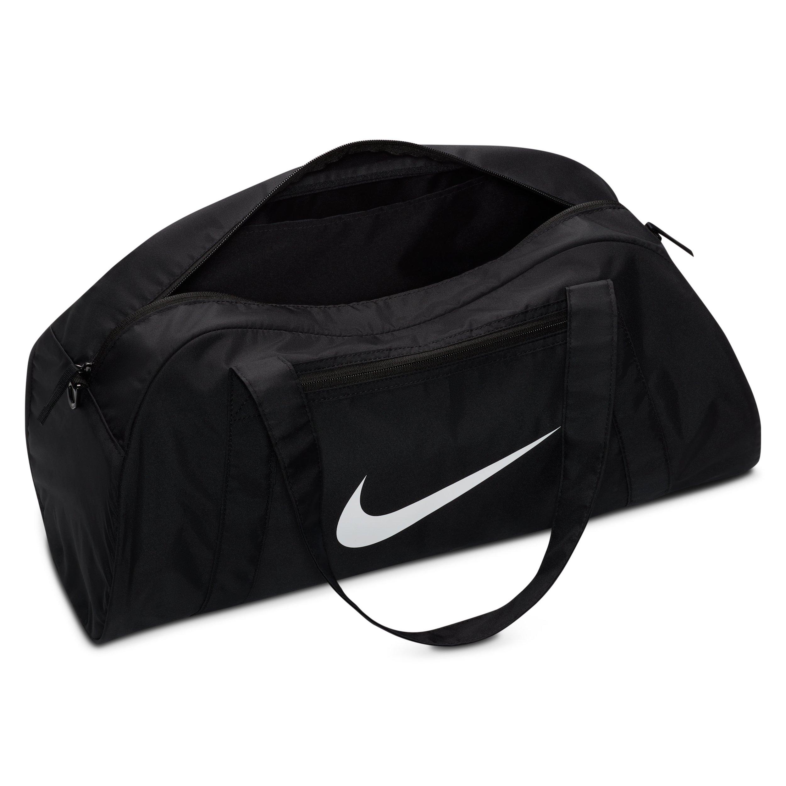 Nike 24L Training Duffel Bag - Black/Black/White - BLACK/BLACK/WHITE Thumbnail View 4