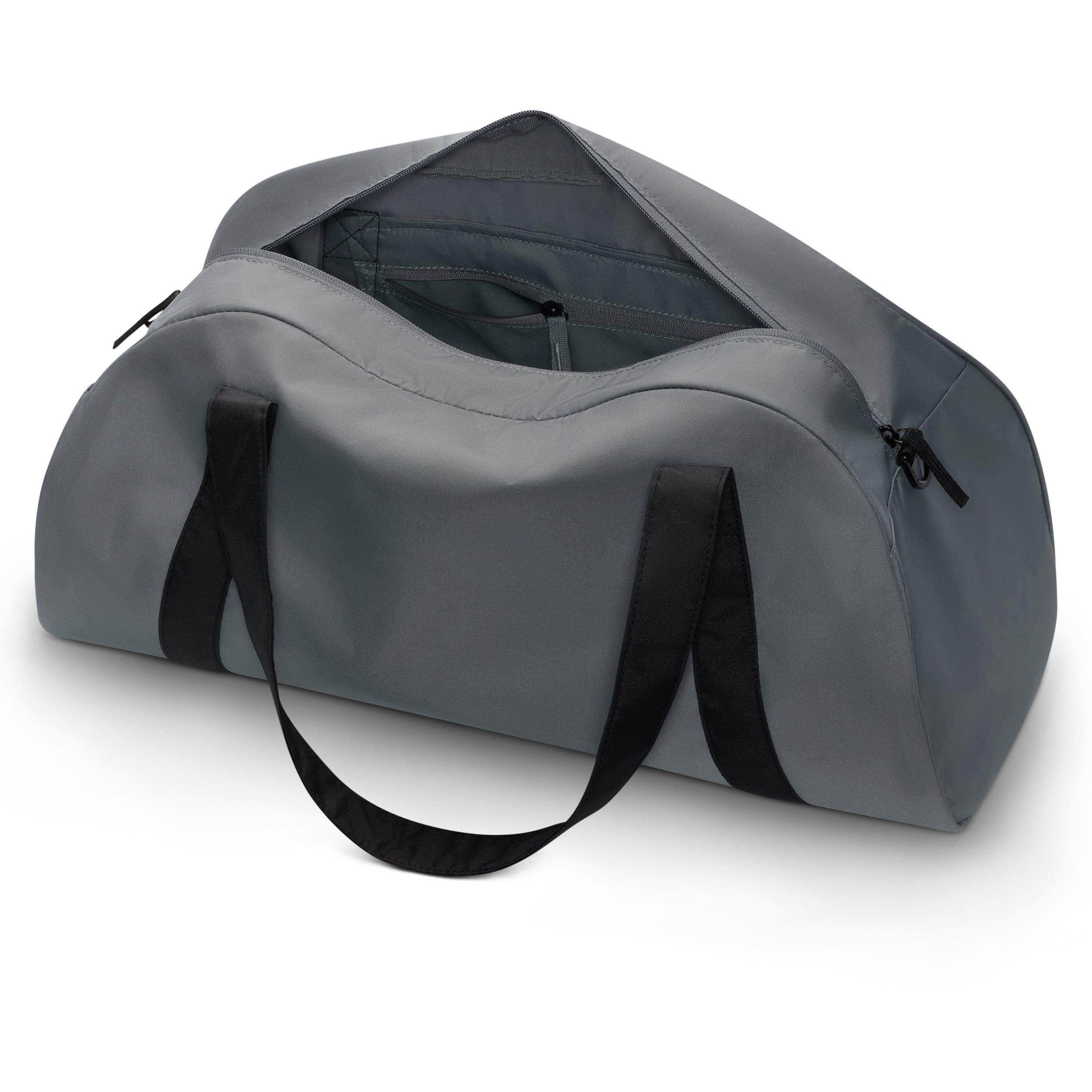 Nike 24L Training Duffel Bag - Smoke Grey/Black/White - GREY/BLACK/WHITE Thumbnail View 5