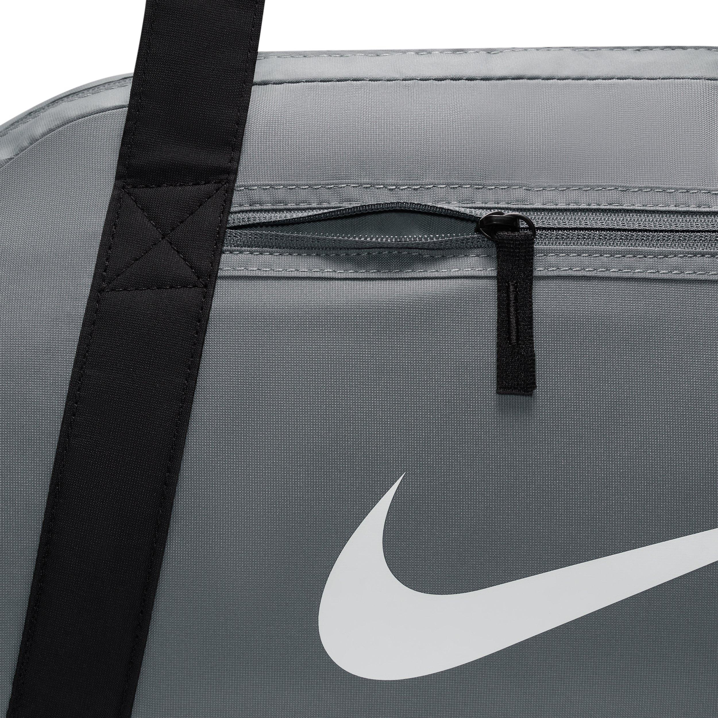 Nike 24L Training Duffel Bag - Smoke Grey/Black/White - GREY/BLACK/WHITE Thumbnail View 6
