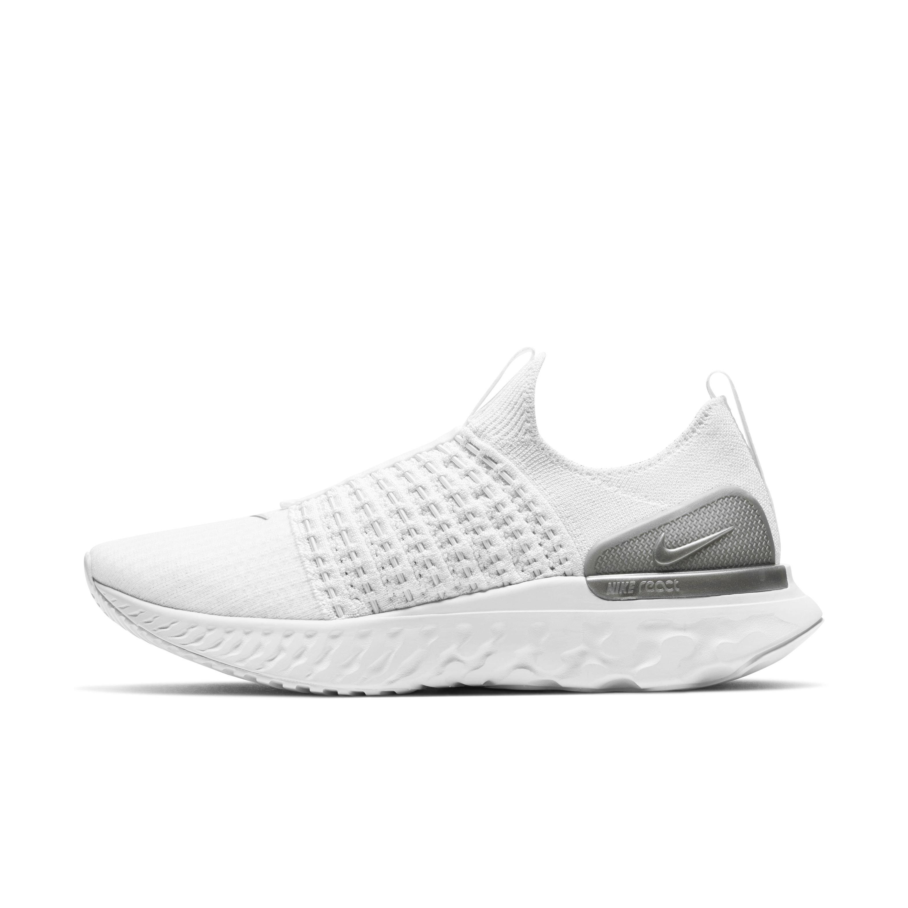 Nike React Phantom  2 "True White/Pure Platinum" Women's Running Shoe - WHITE Thumbnail View 2