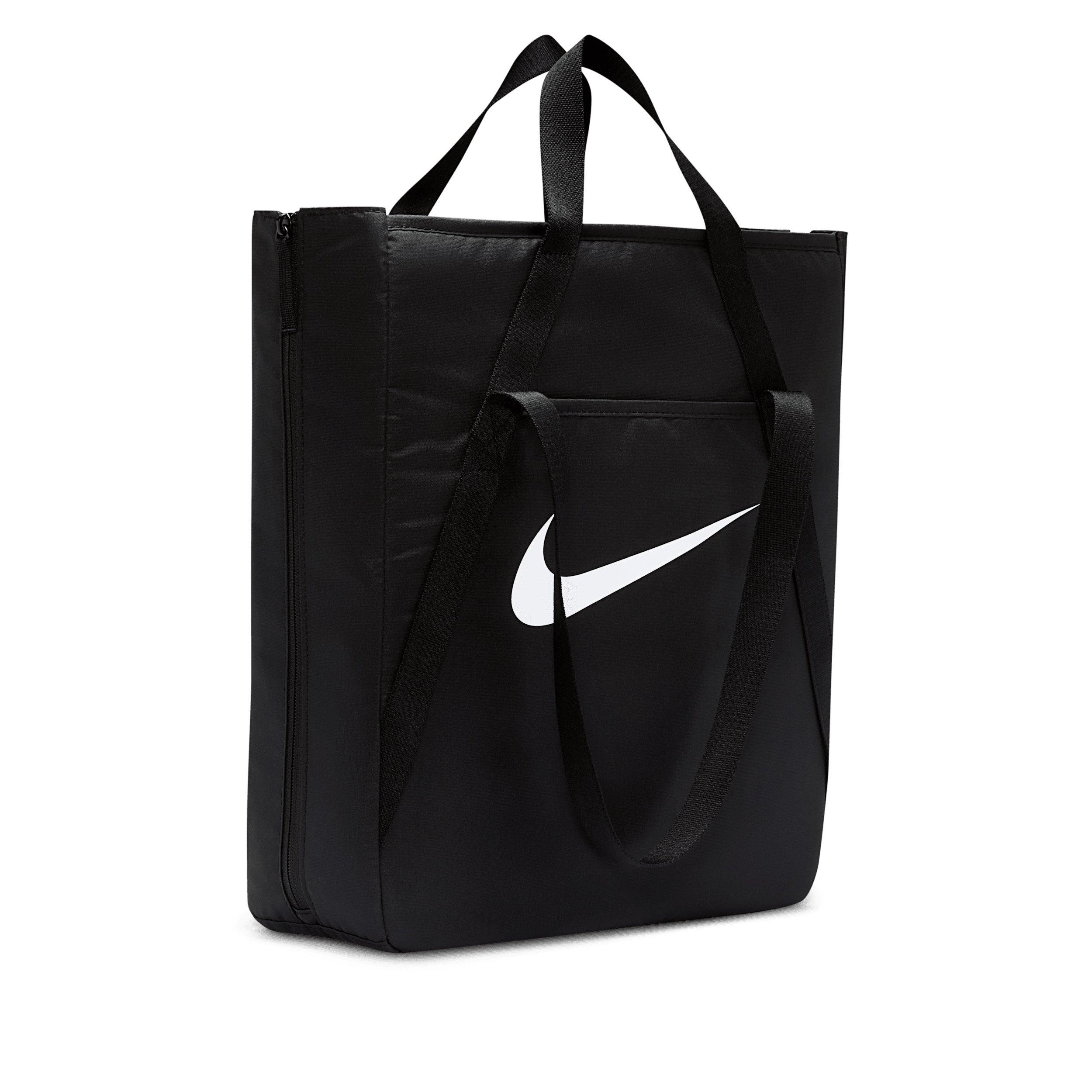 Nike Gym 28L Tote - Black/Black/White - BLACK/BLACK/WHITE Thumbnail View 2