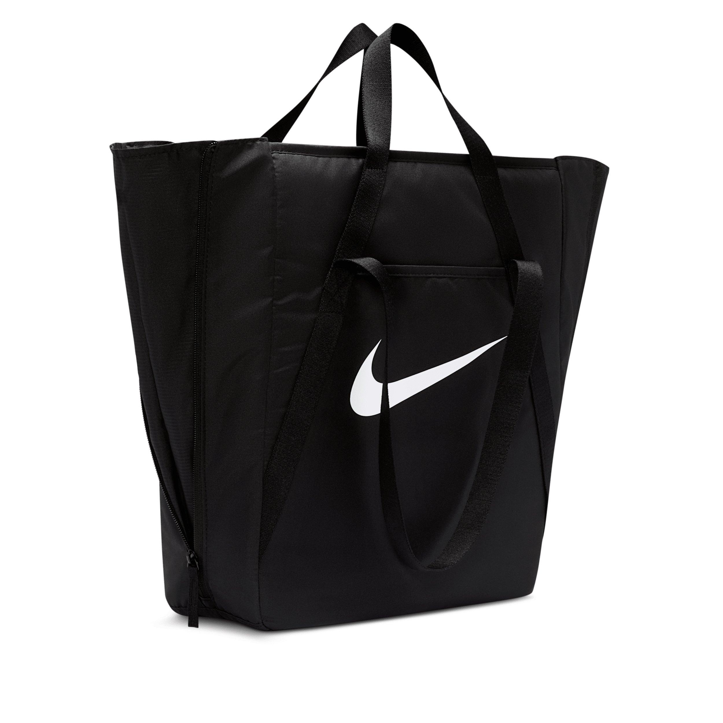 Nike Gym 28L Tote - Black/Black/White - BLACK/BLACK/WHITE Thumbnail View 4