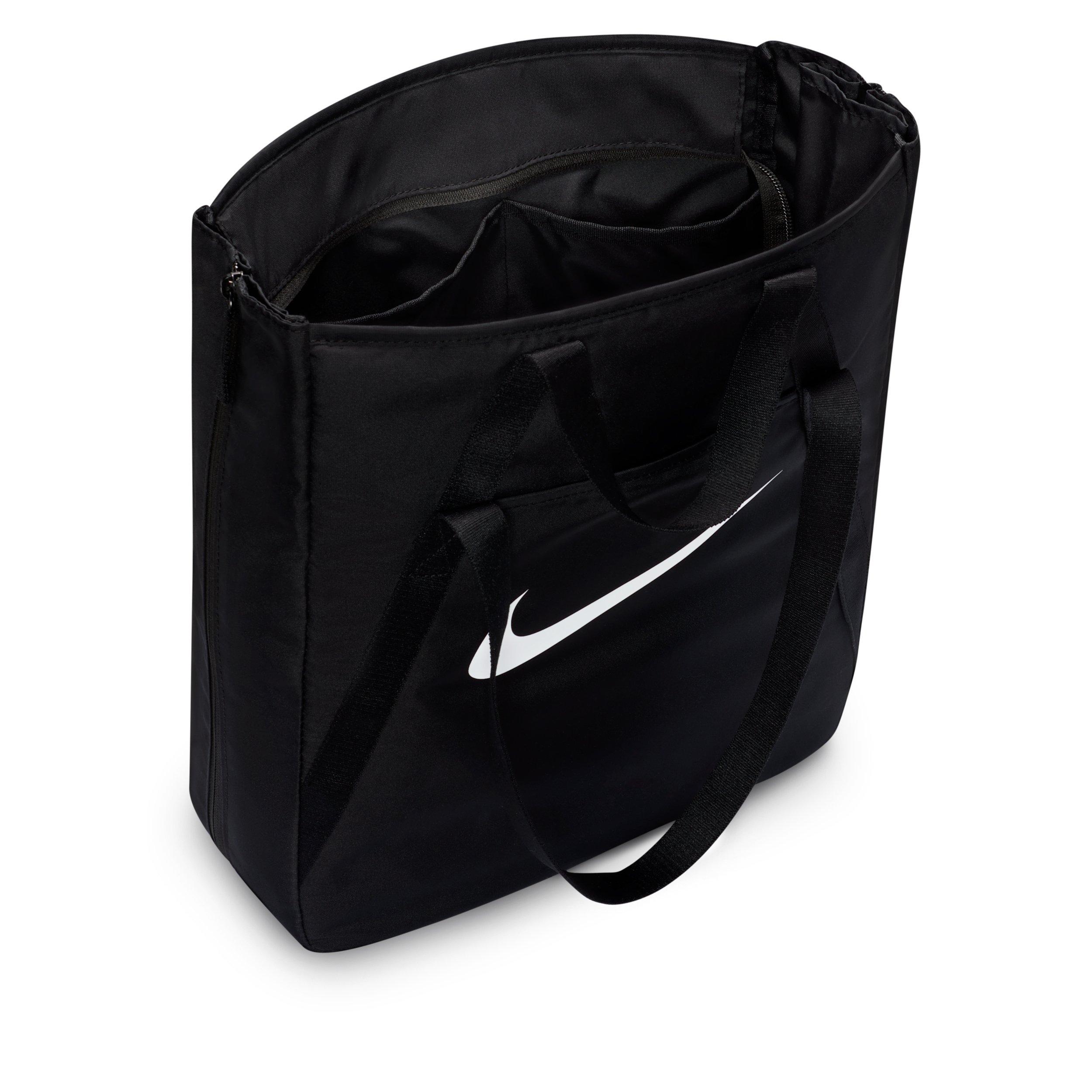 Nike Gym 28L Tote - Black/Black/White - BLACK/BLACK/WHITE Thumbnail View 5