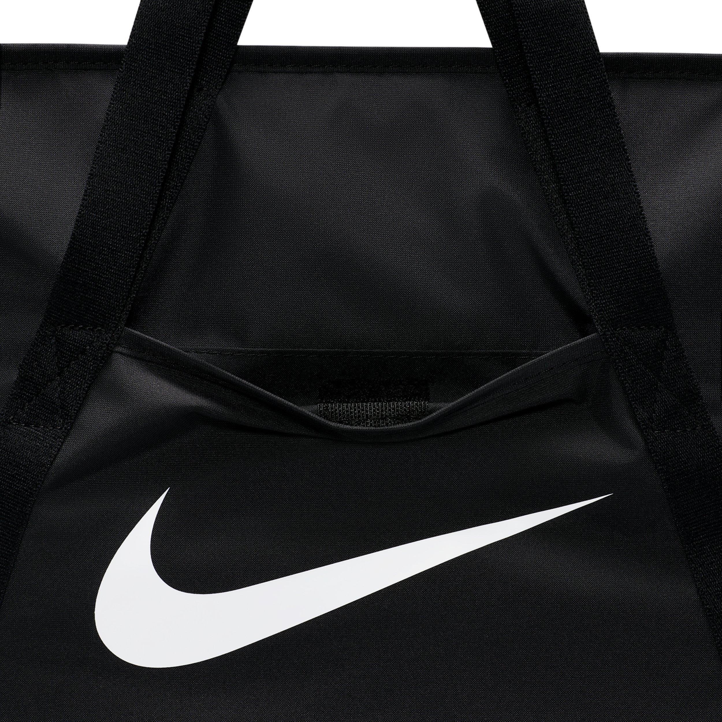 Nike Gym 28L Tote - Black/Black/White - BLACK/BLACK/WHITE Thumbnail View 7