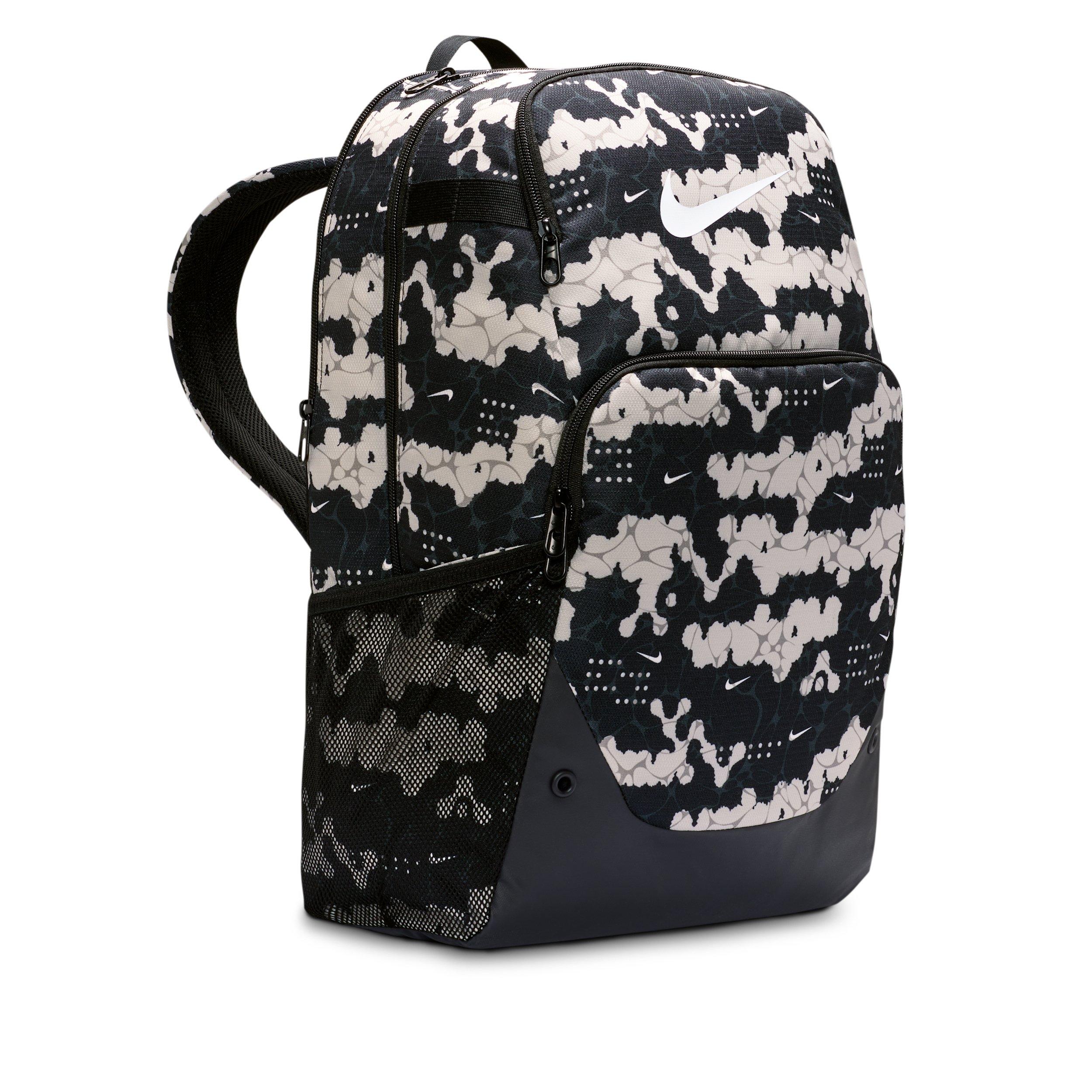 Nike Brasilia Extra Large All Over Print Backpack - Chalk/Black/White - CHALK/BLACK/WHITE Thumbnail View 2