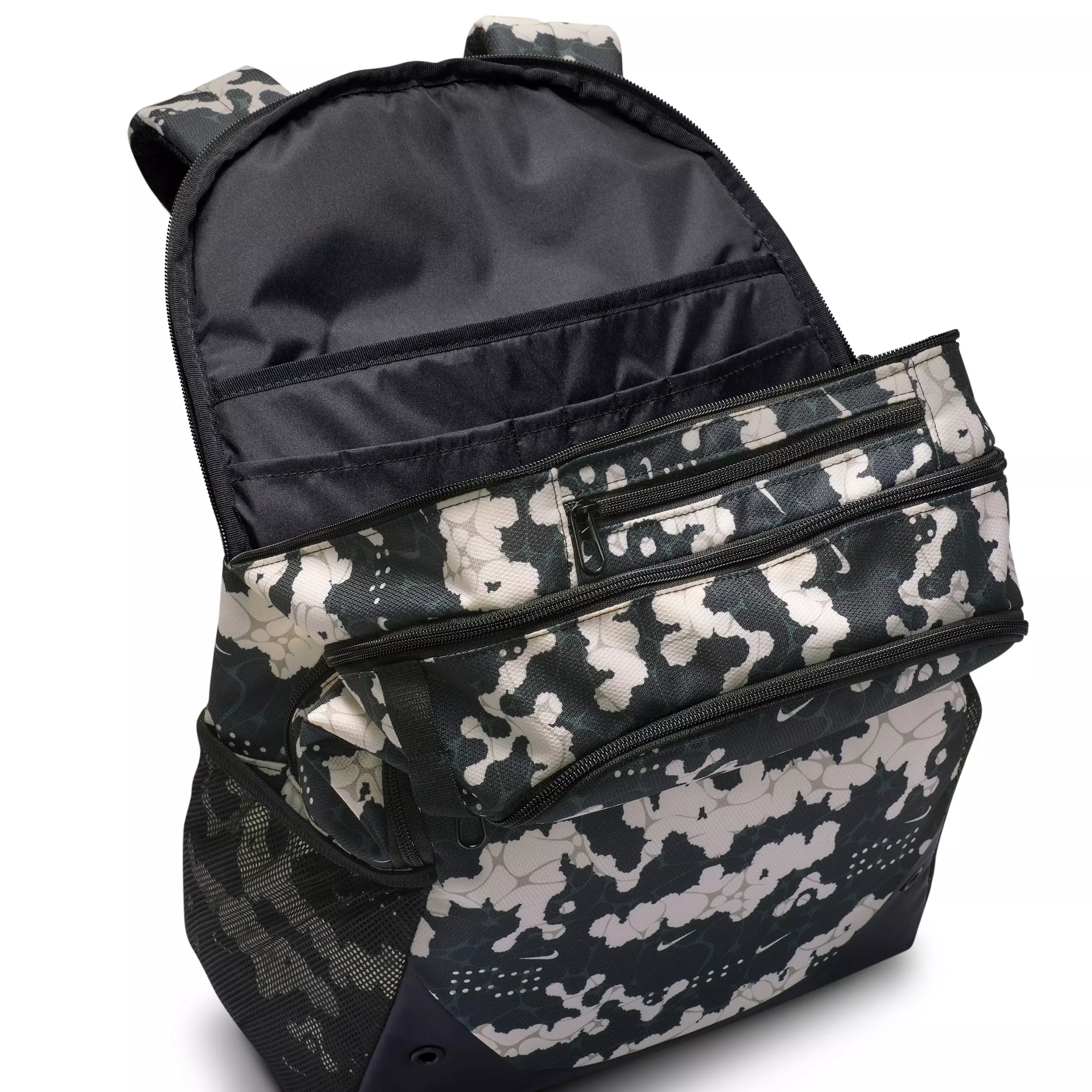 Nike Brasilia Extra Large All Over Print Backpack - Chalk/Black/White - CHALK/BLACK/WHITE