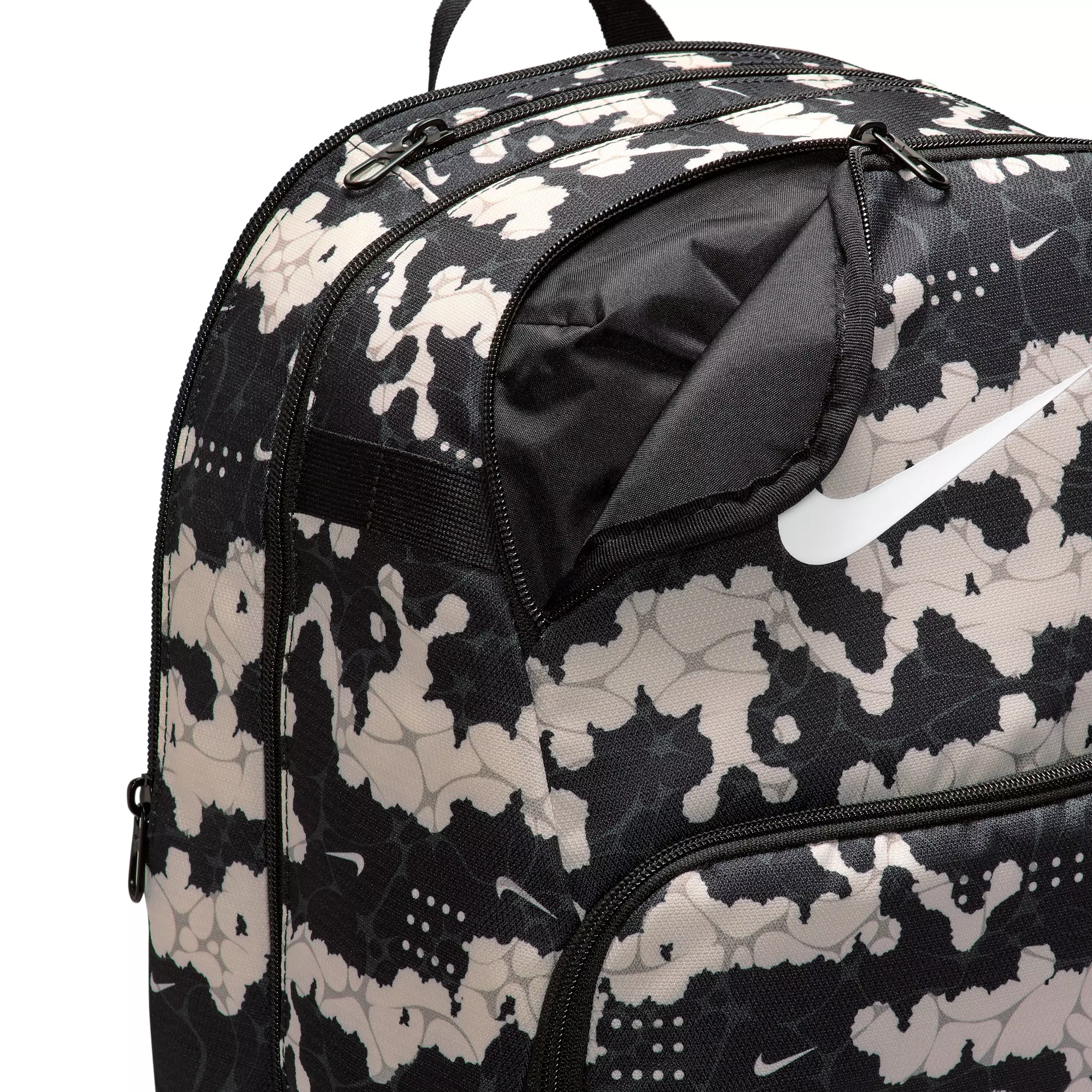 Nike Brasilia Extra Large All Over Print Backpack - Chalk/Black/White - CHALK/BLACK/WHITE