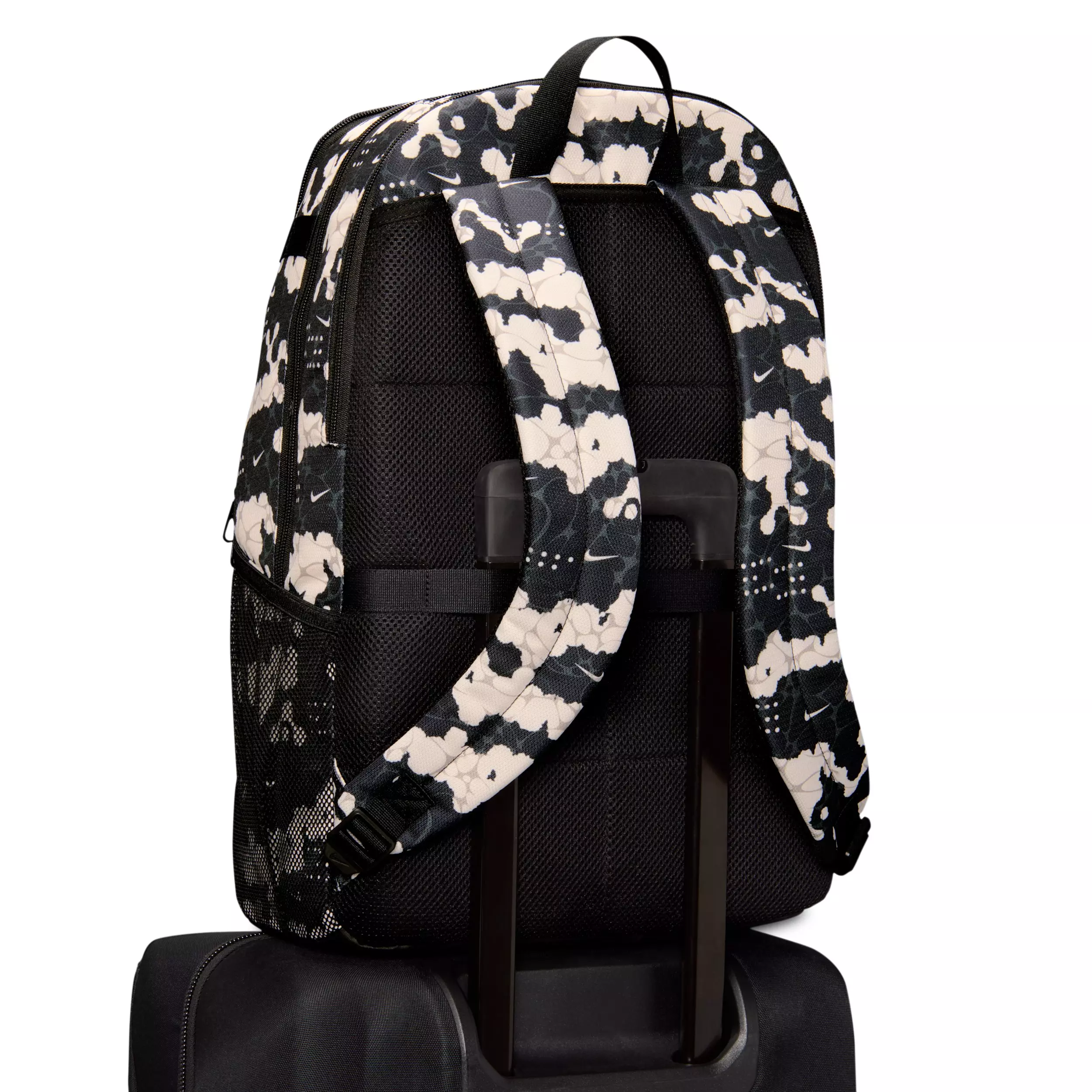 Nike Brasilia Extra Large All Over Print Backpack - Chalk/Black/White - CHALK/BLACK/WHITE