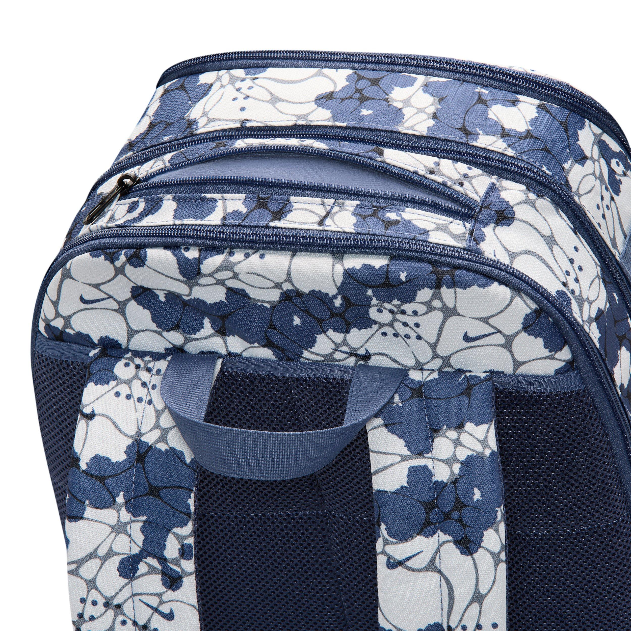 Nike Brasilia Extra Large All Over Print Backpack - Diffused Blue/Black/Black - BLUE/BLACK/BLACK Thumbnail View 6