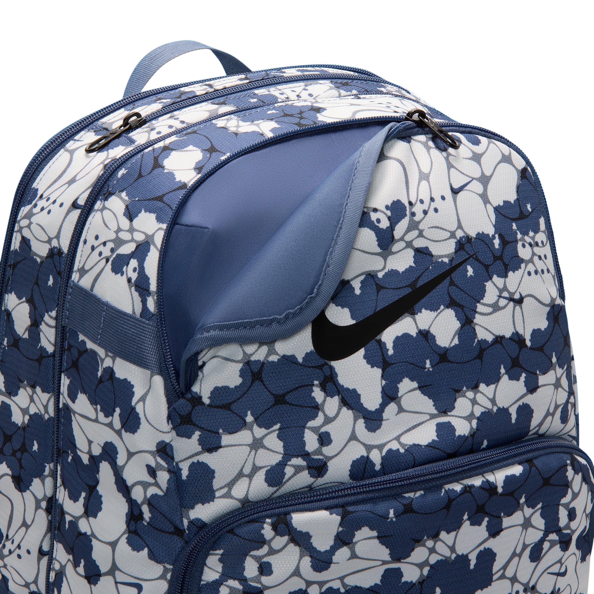 Nike Brasilia Extra Large All Over Print Backpack - Diffused Blue/Black/Black - BLUE/BLACK/BLACK Thumbnail View 7