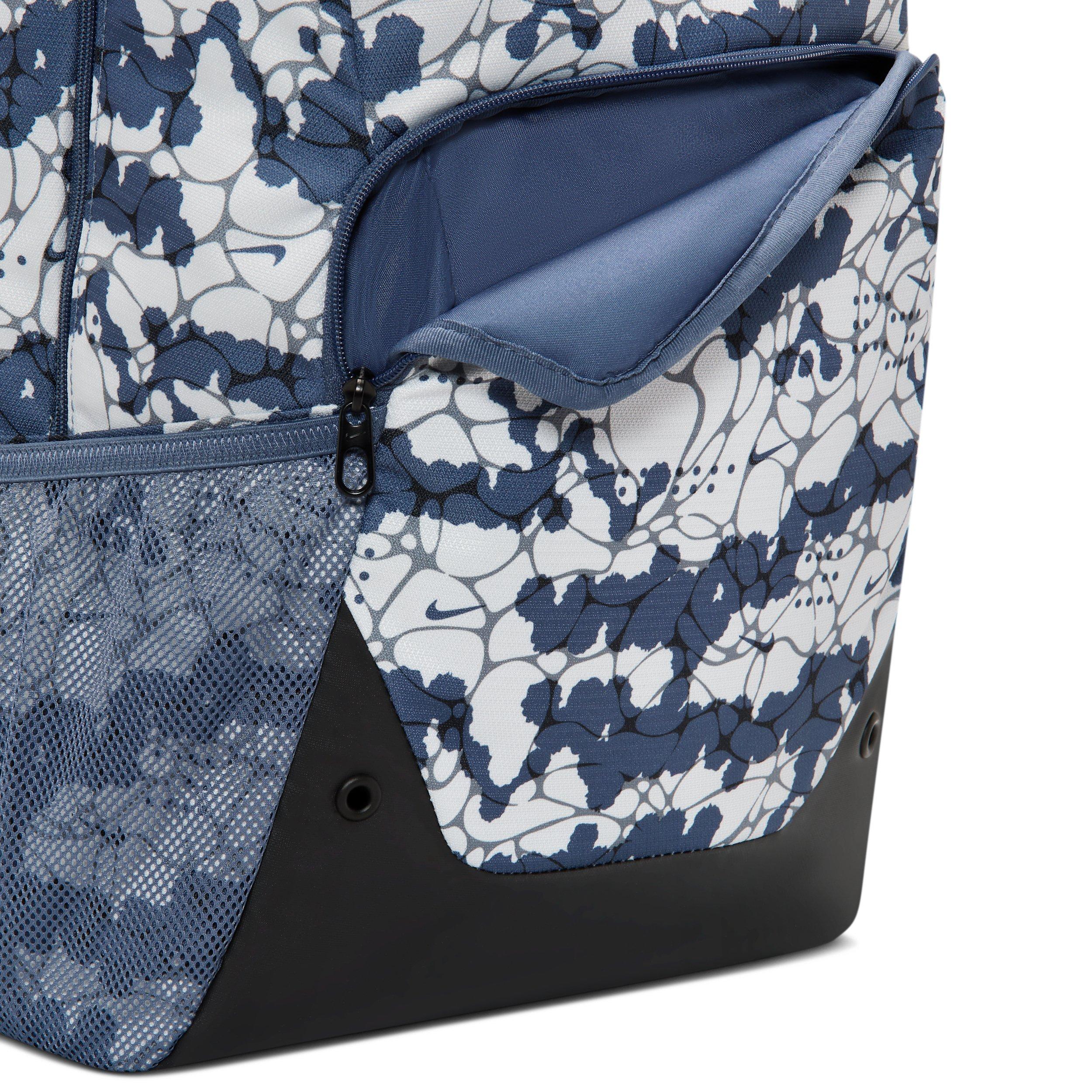 Nike Brasilia Extra Large All Over Print Backpack - Diffused Blue/Black/Black - BLUE/BLACK/BLACK Thumbnail View 8