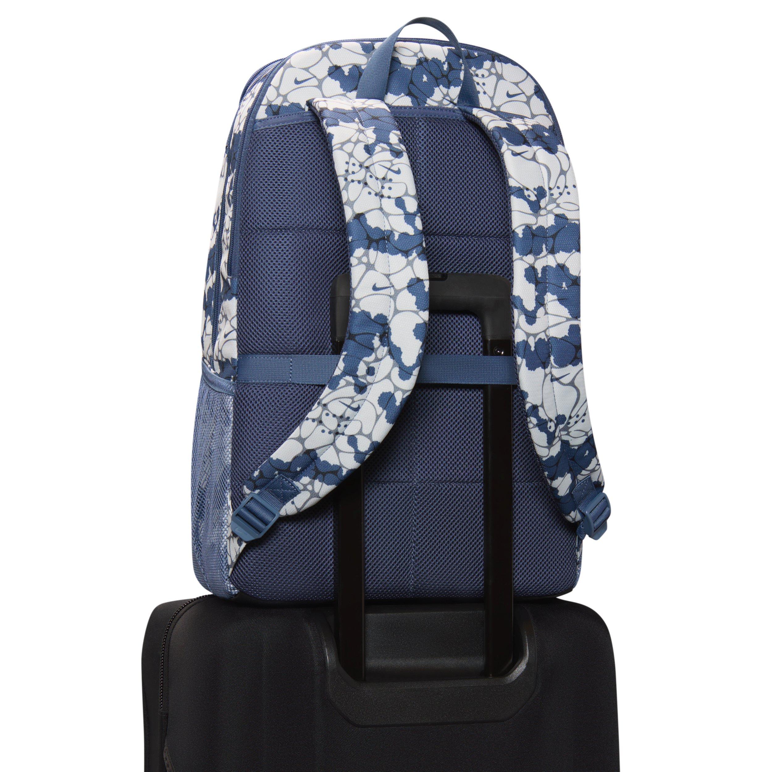 Nike Brasilia Extra Large All Over Print Backpack - Diffused Blue/Black/Black - BLUE/BLACK/BLACK Thumbnail View 9