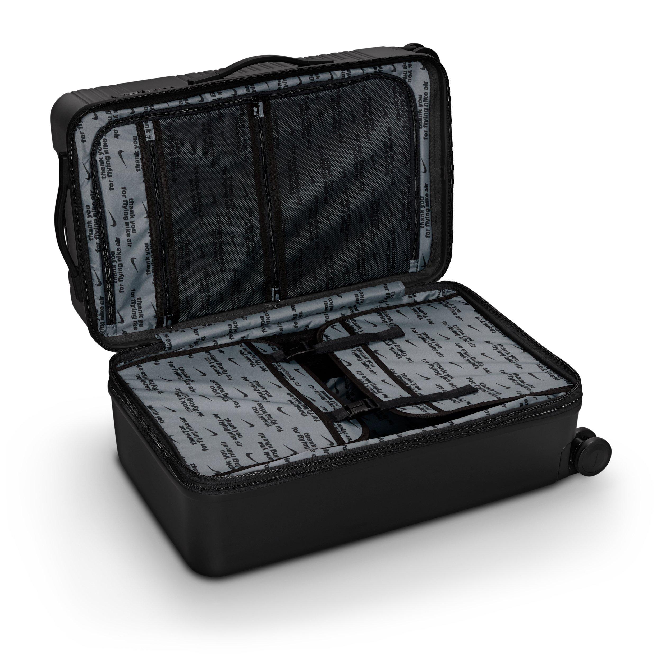 Nike 26" Hardshell Medium Checked Luggage - Black/Black/Black - BLACK/BLACK/BLACK Thumbnail View 4