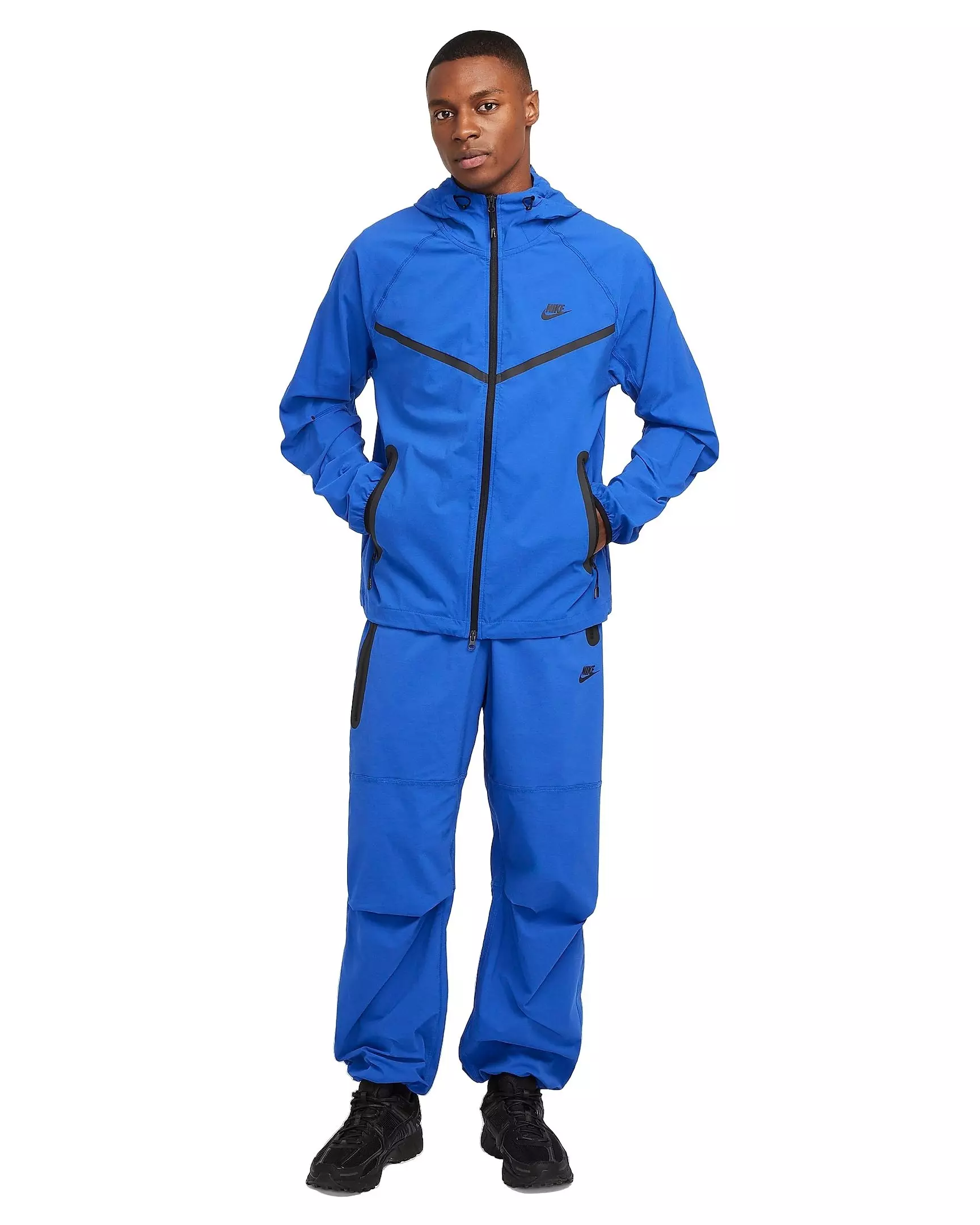 Nike Men's Tech Woven Jacket - ROYAL