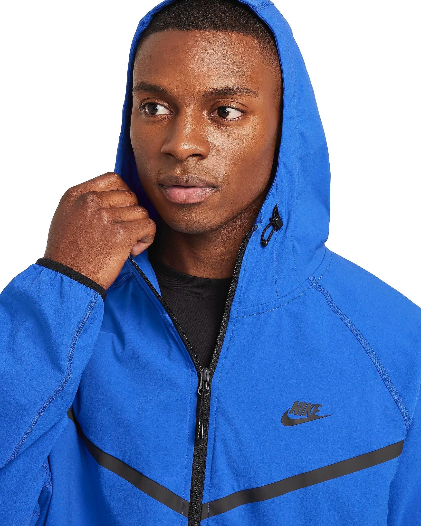 Nike Men's Tech Woven Jacket - ROYAL Thumbnail View 3