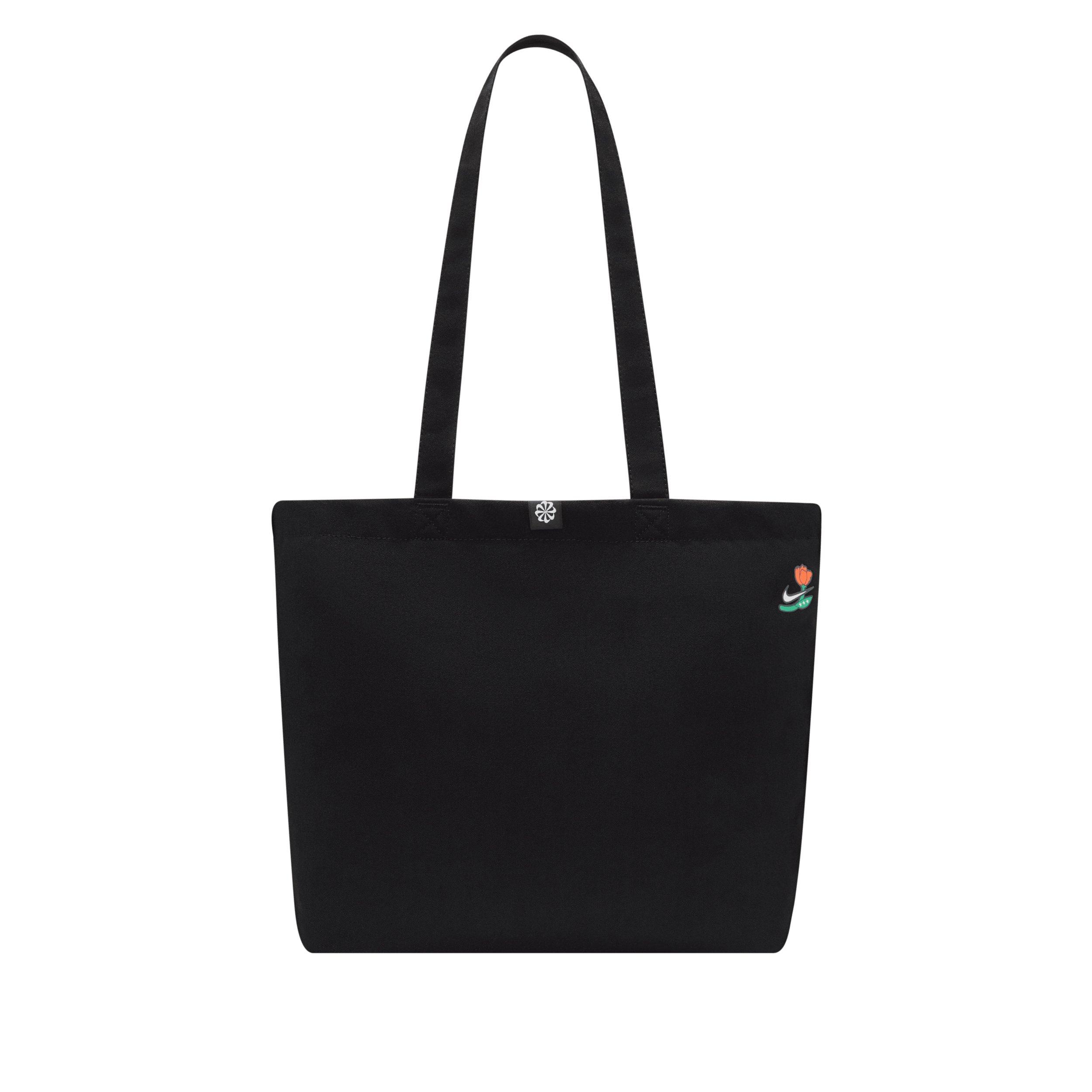 Nike Heritage Tee Graphic Tote - Black/Stadium Green/White - BLACK/GREEN/WHITE Thumbnail View 3