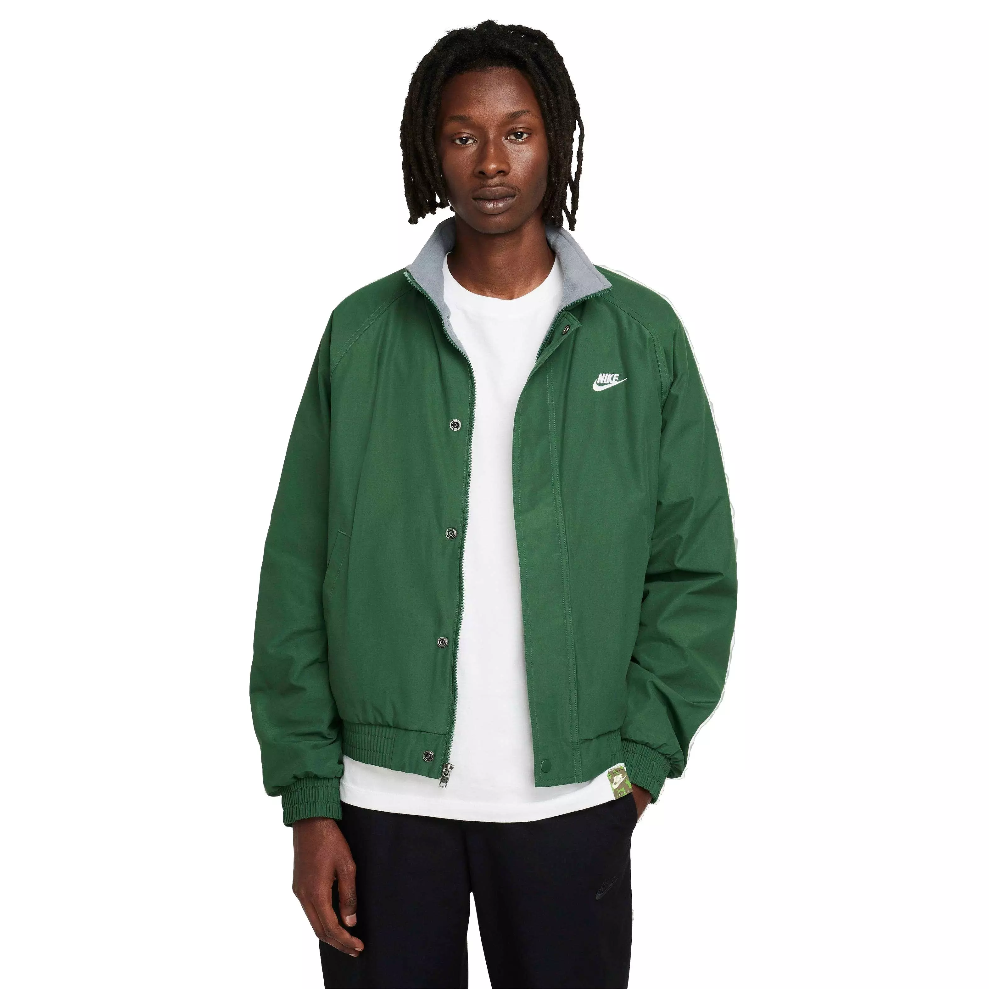 Nike Men's Club Futura Jacket - GREEN