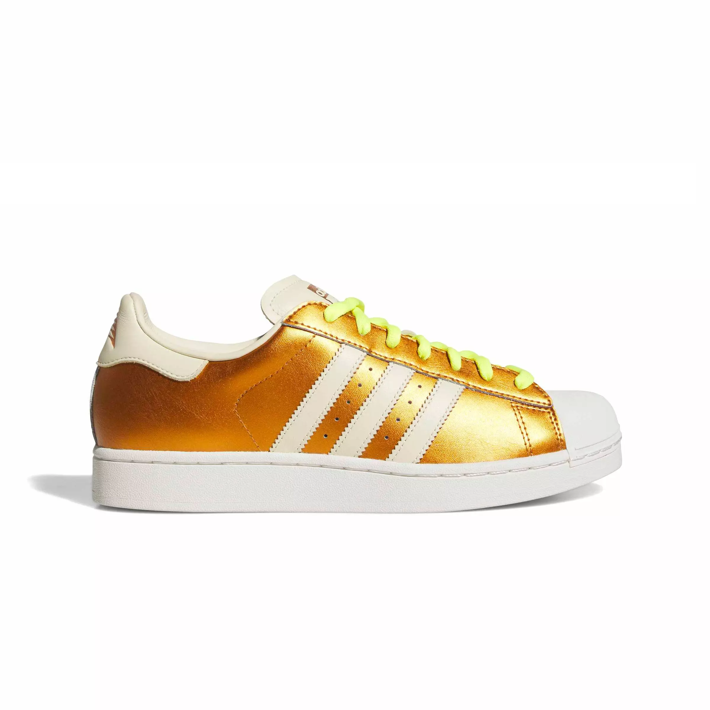 adidas Originals Superstar II "Thermal Gold Metallic/Warm Vanilla/Solar Lemon" Men's Shoe - GOLD/VANILLA/LEMON