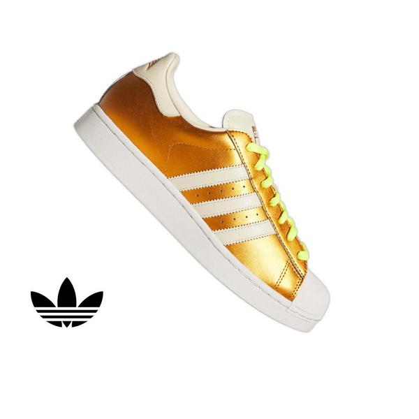 adidas Originals Superstar II "Thermal Gold Metallic/Warm Vanilla/Solar Lemon" Men's Shoe - GOLD/VANILLA/LEMON