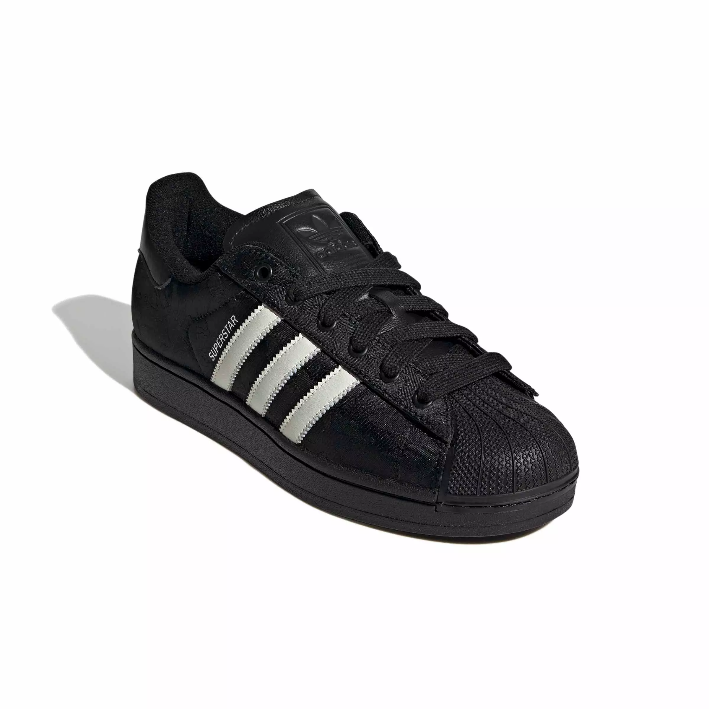 adidas Originals Superstar II "Core Black/Off White/Silver Metallic" Men's Shoe - BLACK/OFF WHITE/SILVER