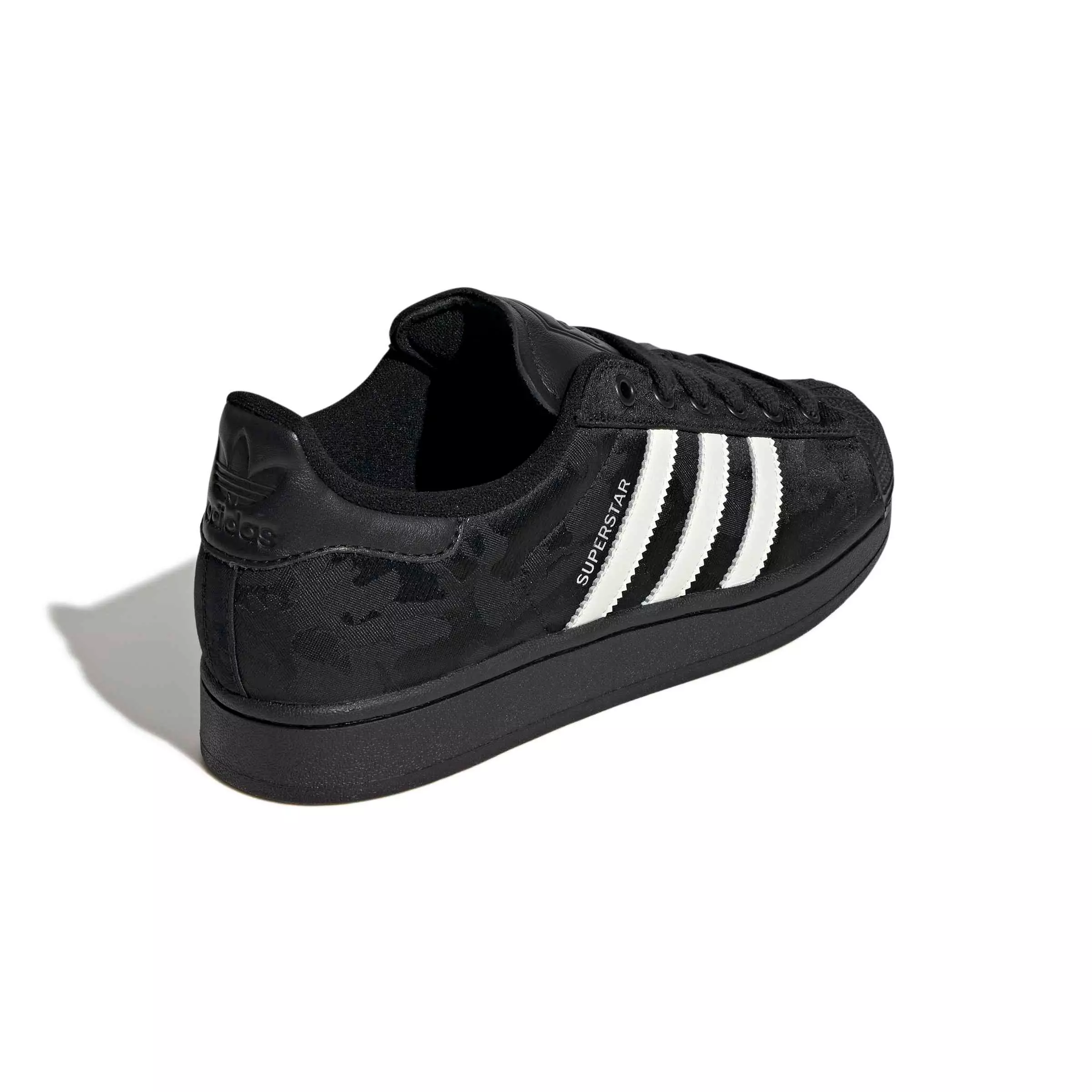 adidas Originals Superstar II "Core Black/Off White/Silver Metallic" Men's Shoe - BLACK/OFF WHITE/SILVER