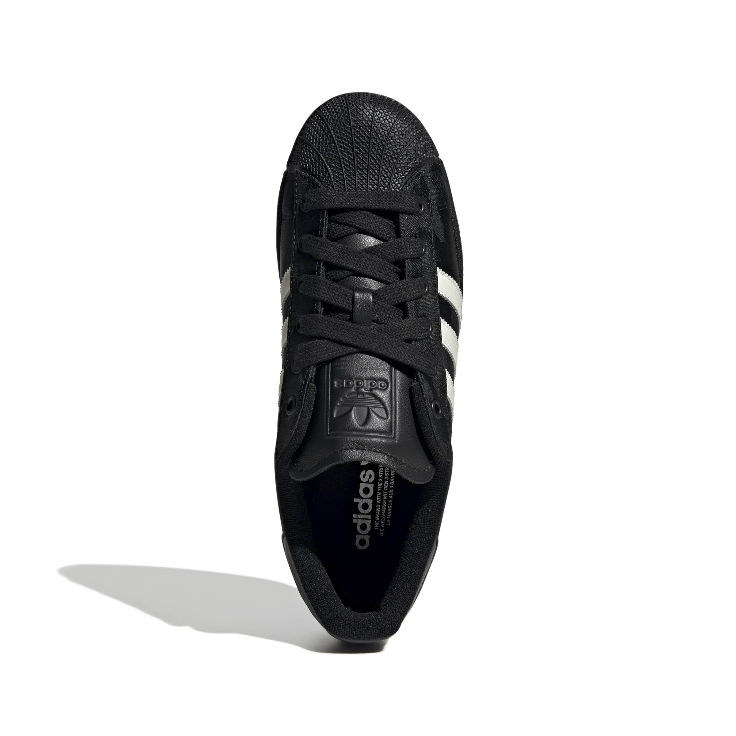 adidas Originals Superstar II "Core Black/Off White/Silver Metallic" Men's Shoe - BLACK/OFF WHITE/SILVER Thumbnail View 5