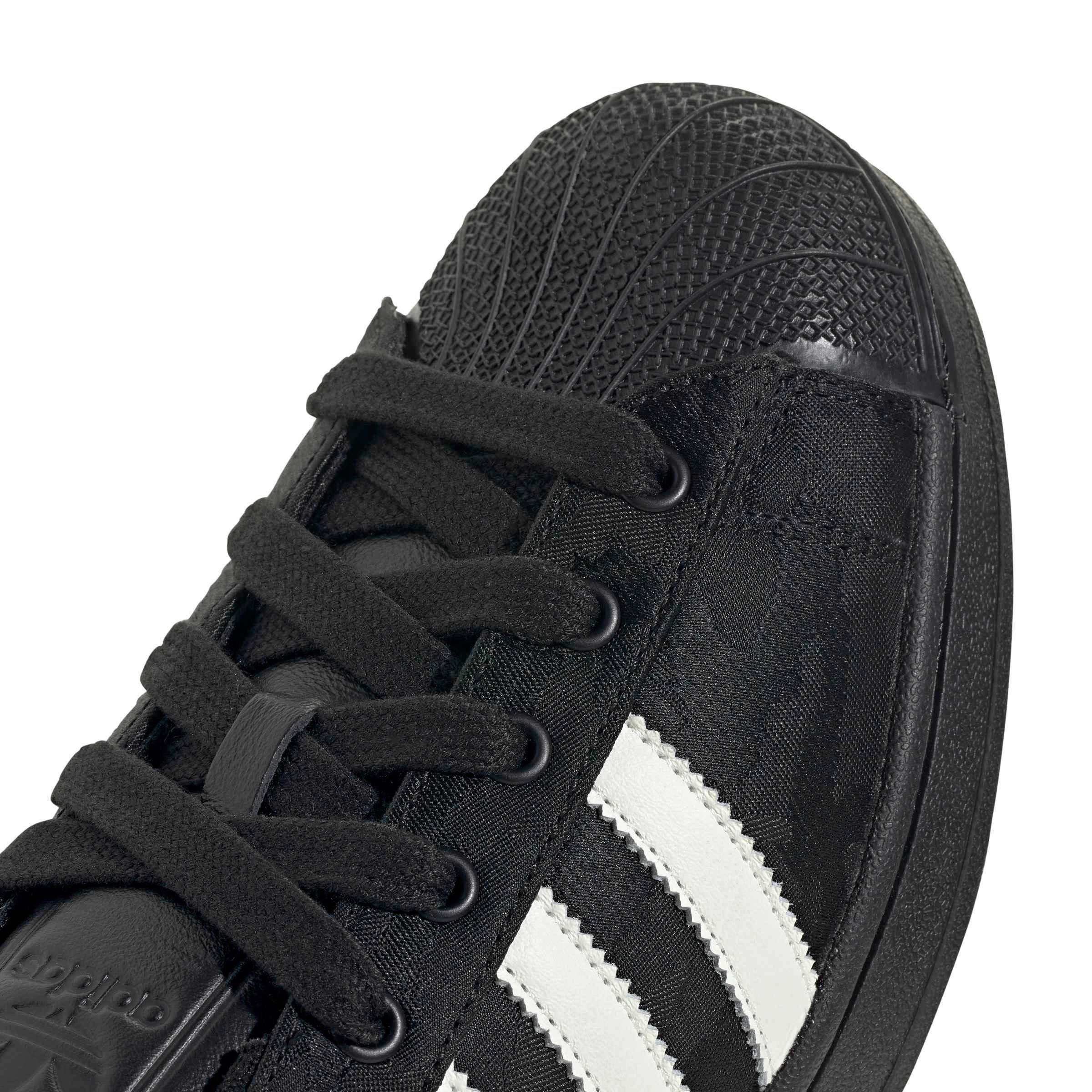 adidas Originals Superstar II "Core Black/Off White/Silver Metallic" Men's Shoe - BLACK/OFF WHITE/SILVER Thumbnail View 7