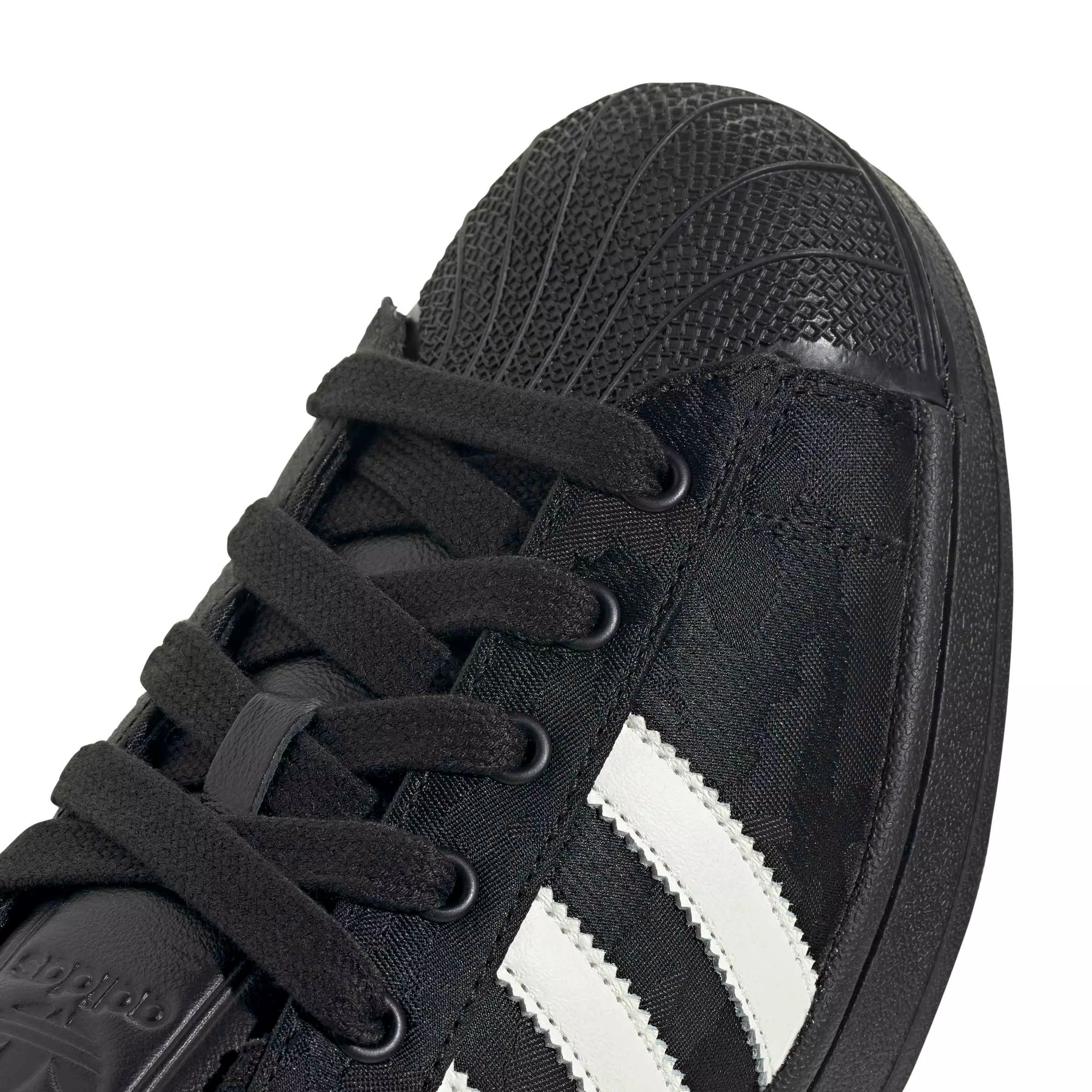adidas Originals Superstar II "Core Black/Off White/Silver Metallic" Men's Shoe - BLACK/OFF WHITE/SILVER