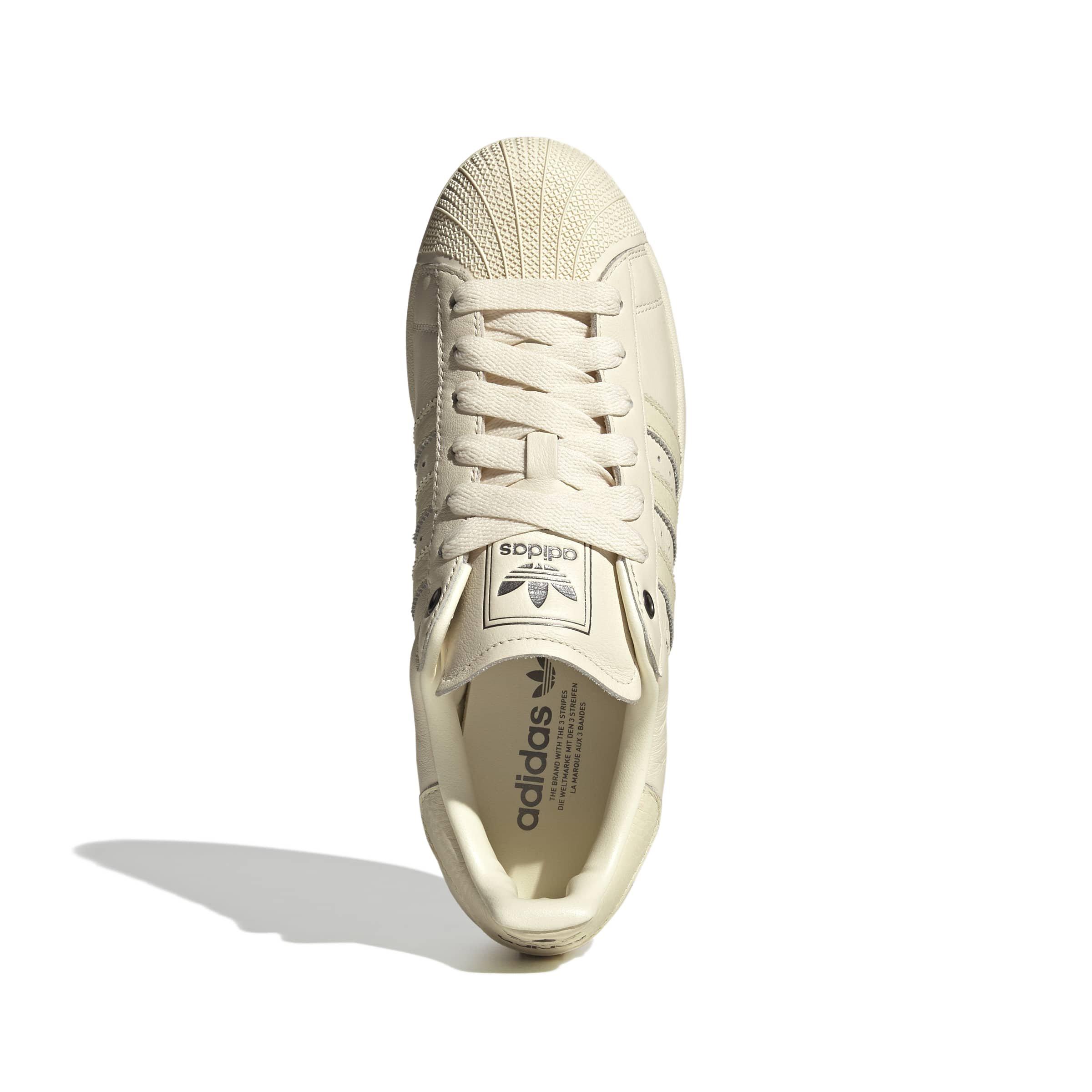 adidas Originals Superstar II "Cream White/Cream White/Iron Metallic" Men's Shoe - CREAM/CREAM/IRON Thumbnail View 5