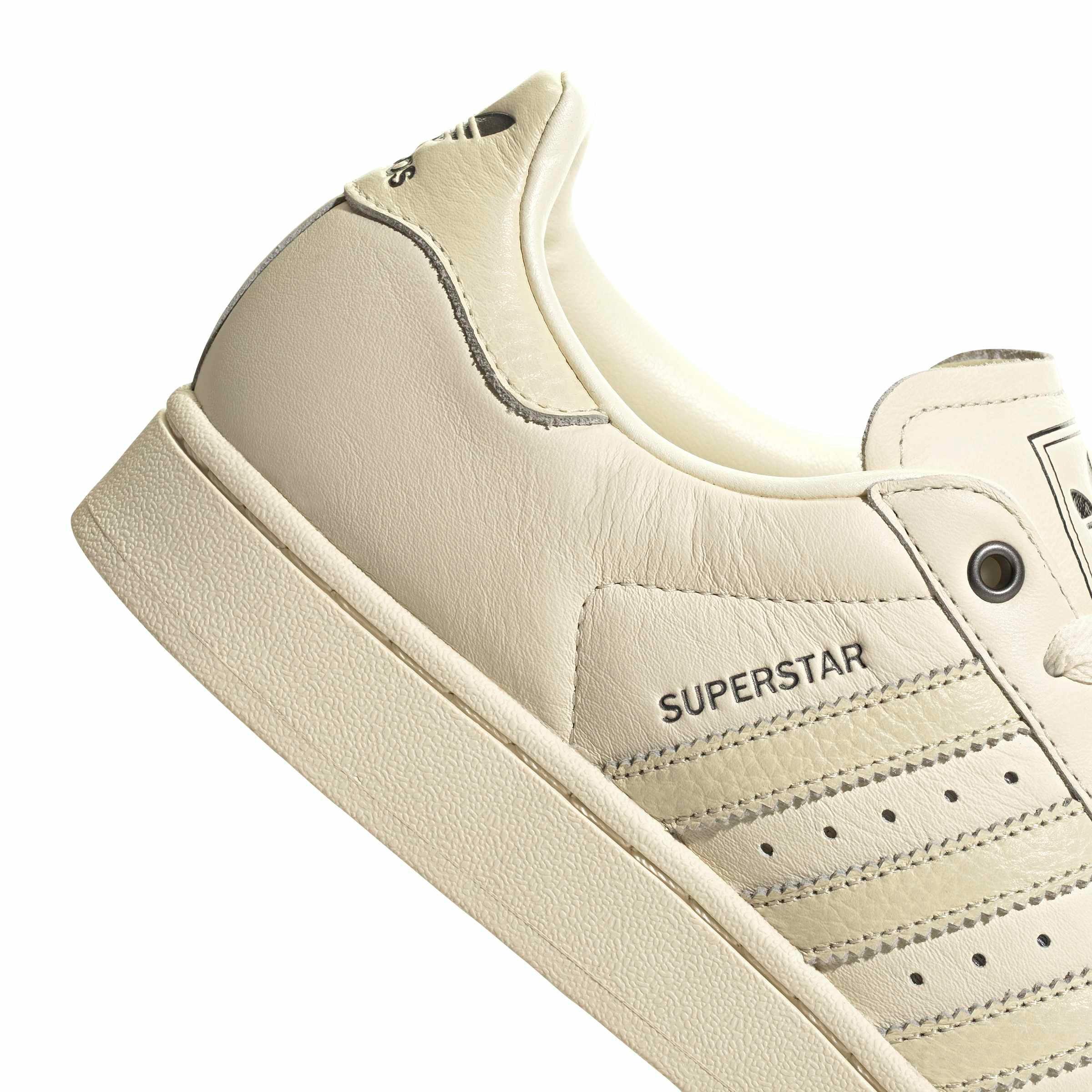 adidas Originals Superstar II "Cream White/Cream White/Iron Metallic" Men's Shoe - CREAM/CREAM/IRON Thumbnail View 8