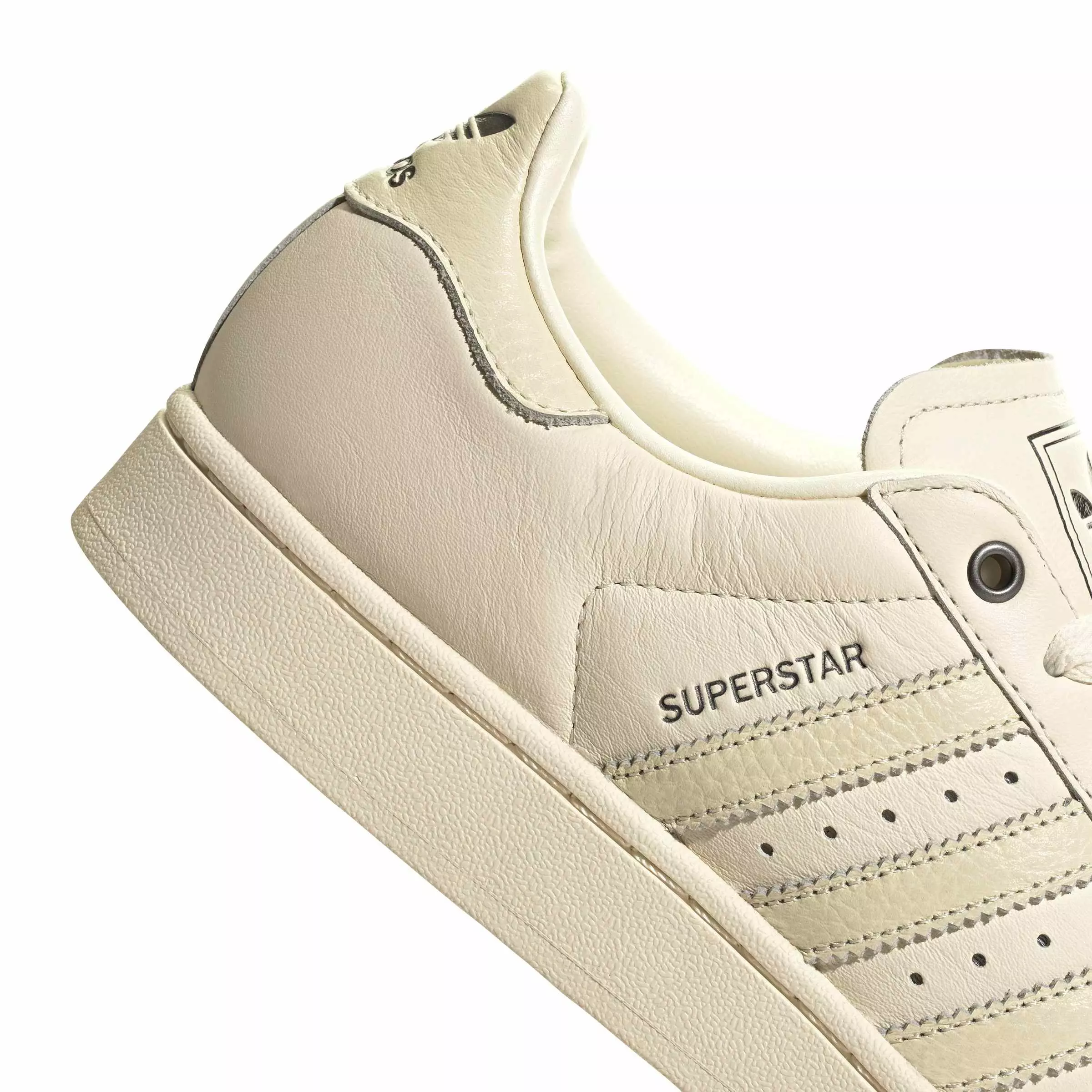 adidas Originals Superstar II "Cream White/Cream White/Iron Metallic" Men's Shoe - CREAM/CREAM/IRON