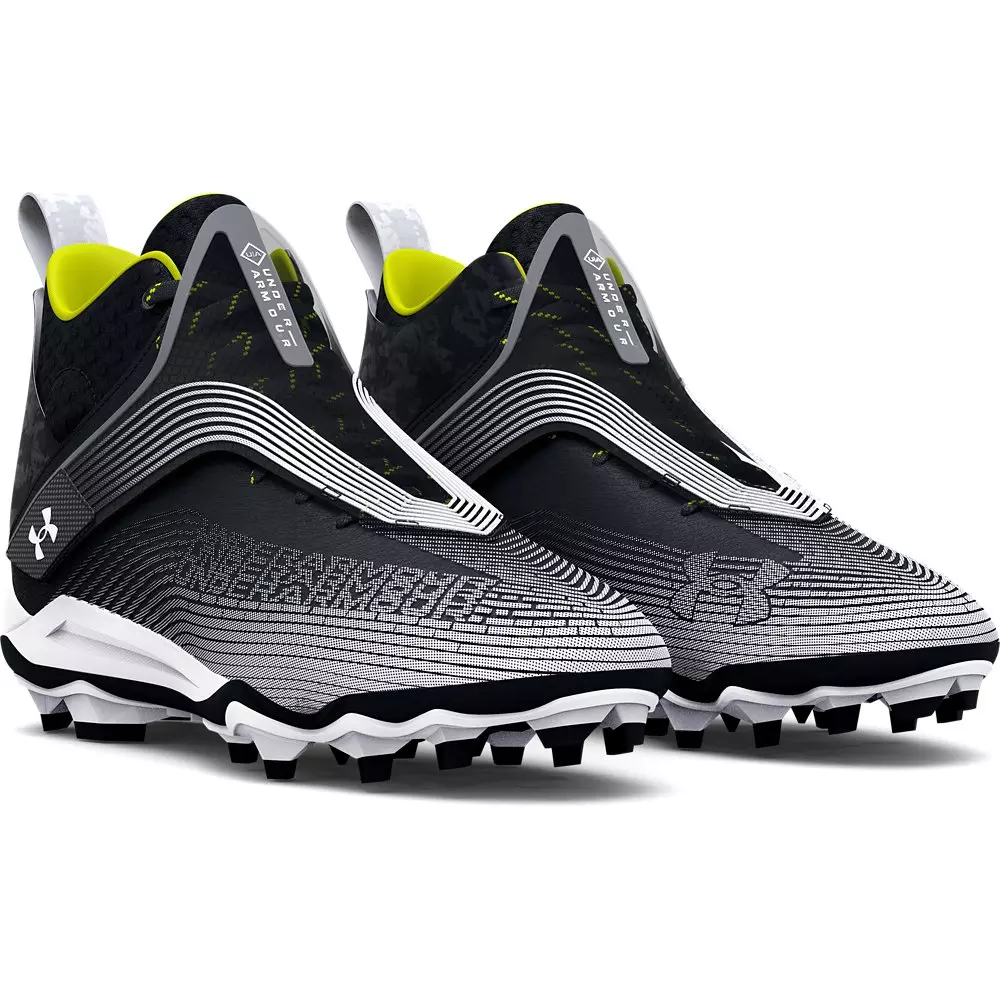 Under Armour Highlight Hammer MC "Black/White" Men's Football Cleat - BLACK/WHITE