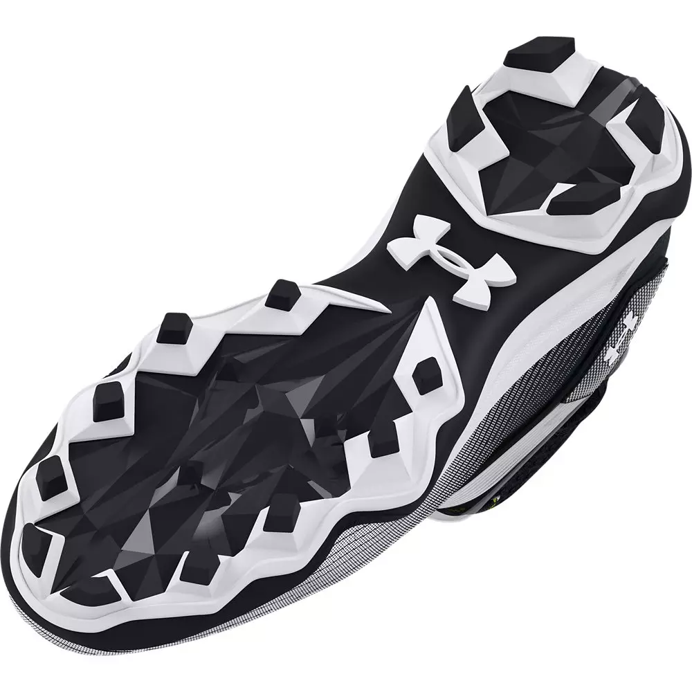 Under Armour Highlight Hammer MC "Black/White" Men's Football Cleat - BLACK/WHITE