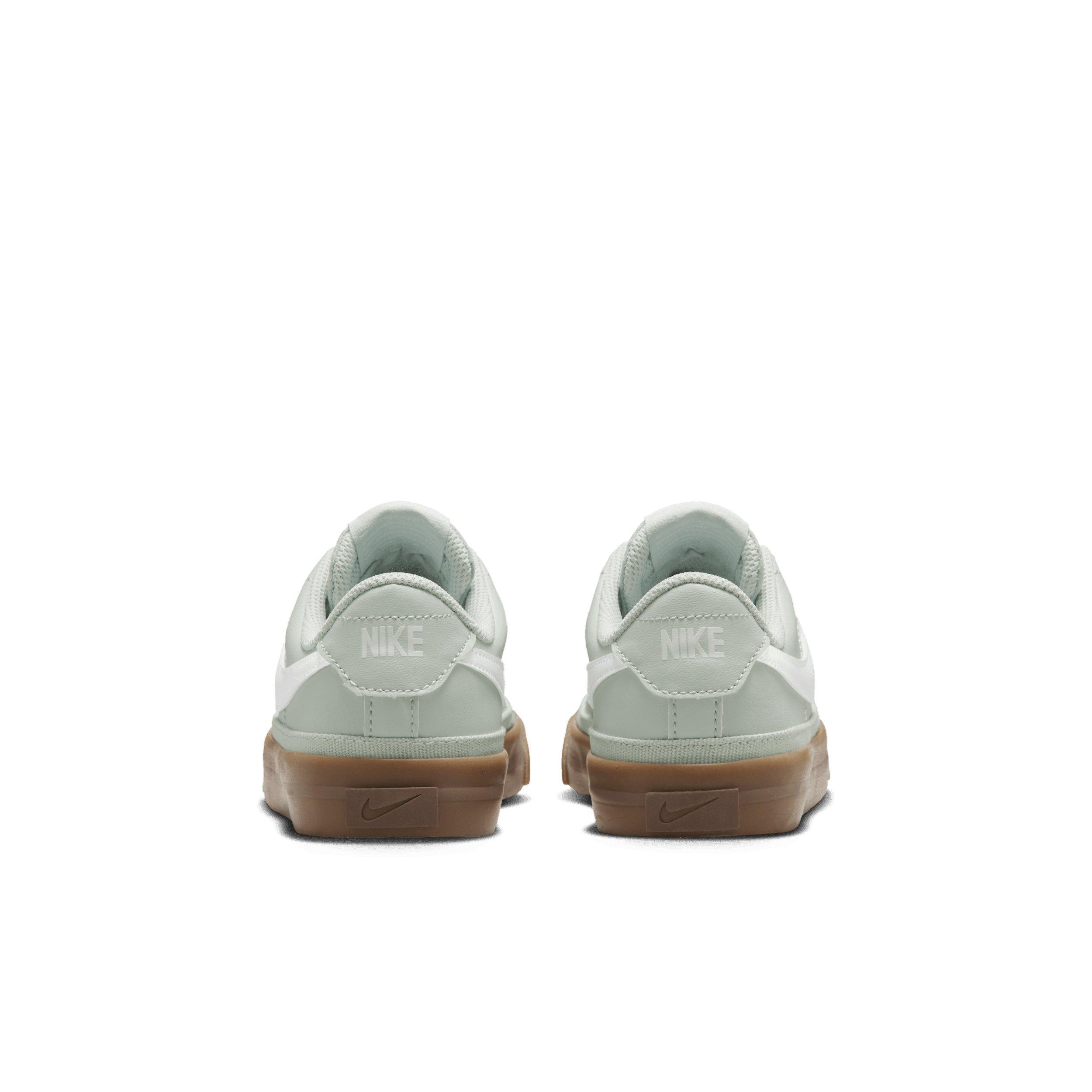 Nike Court Legacy Grade School Boys' "Light Silver/Gum Dark Brown/White" Shoe