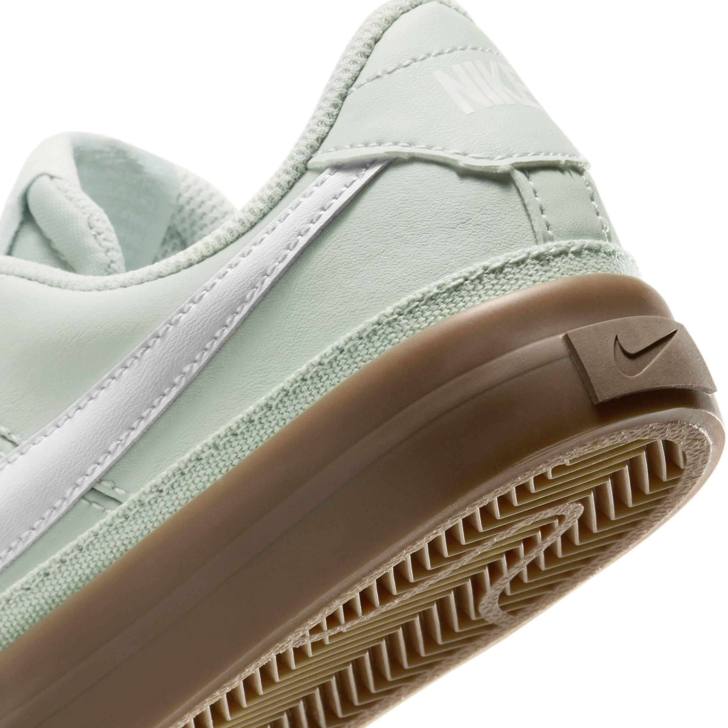 Nike Court Legacy Grade School Boys' "Light Silver/Gum Dark Brown/White" Shoe